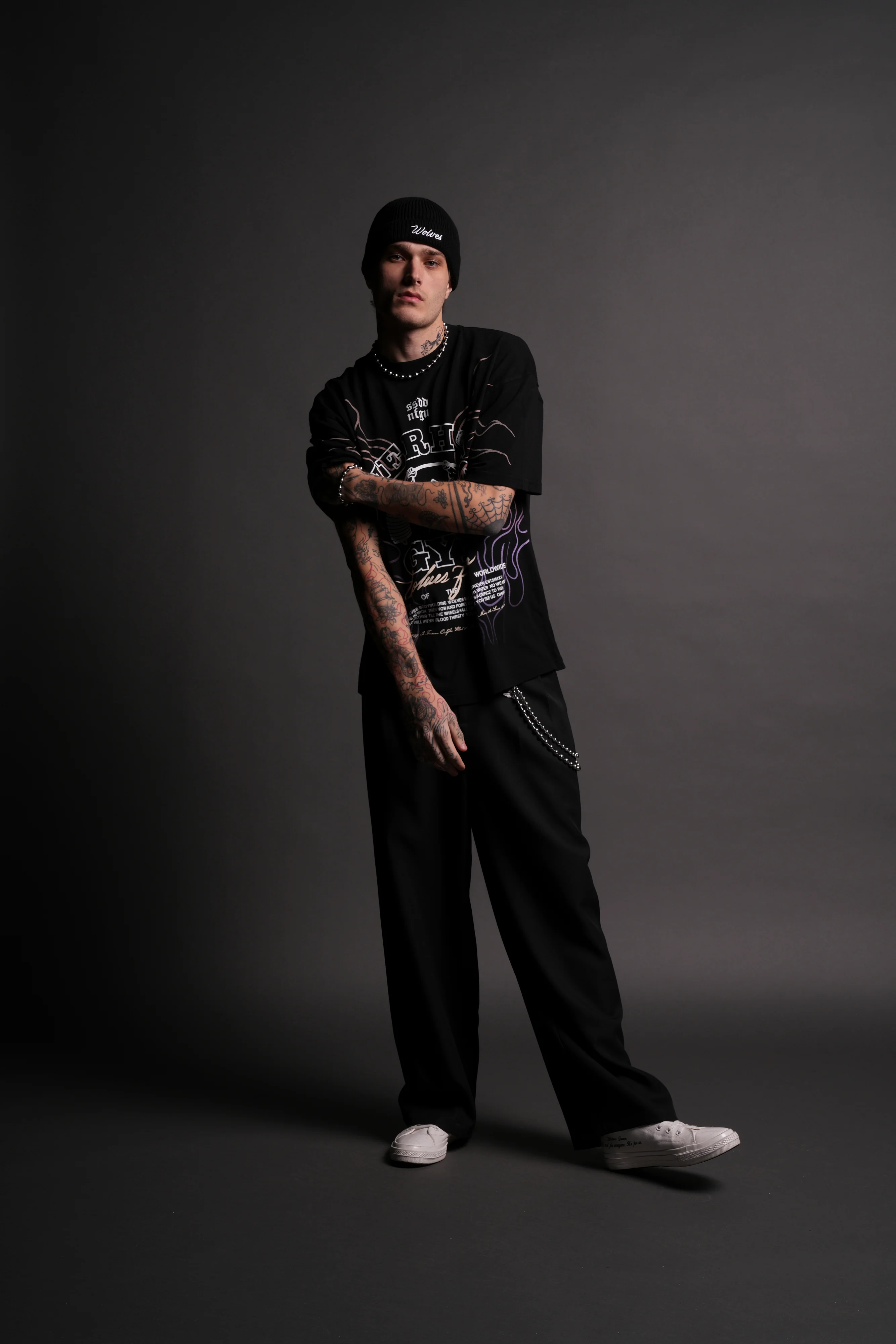 Light Your Fire "Premium" Oversized Tee in Black - Image 4