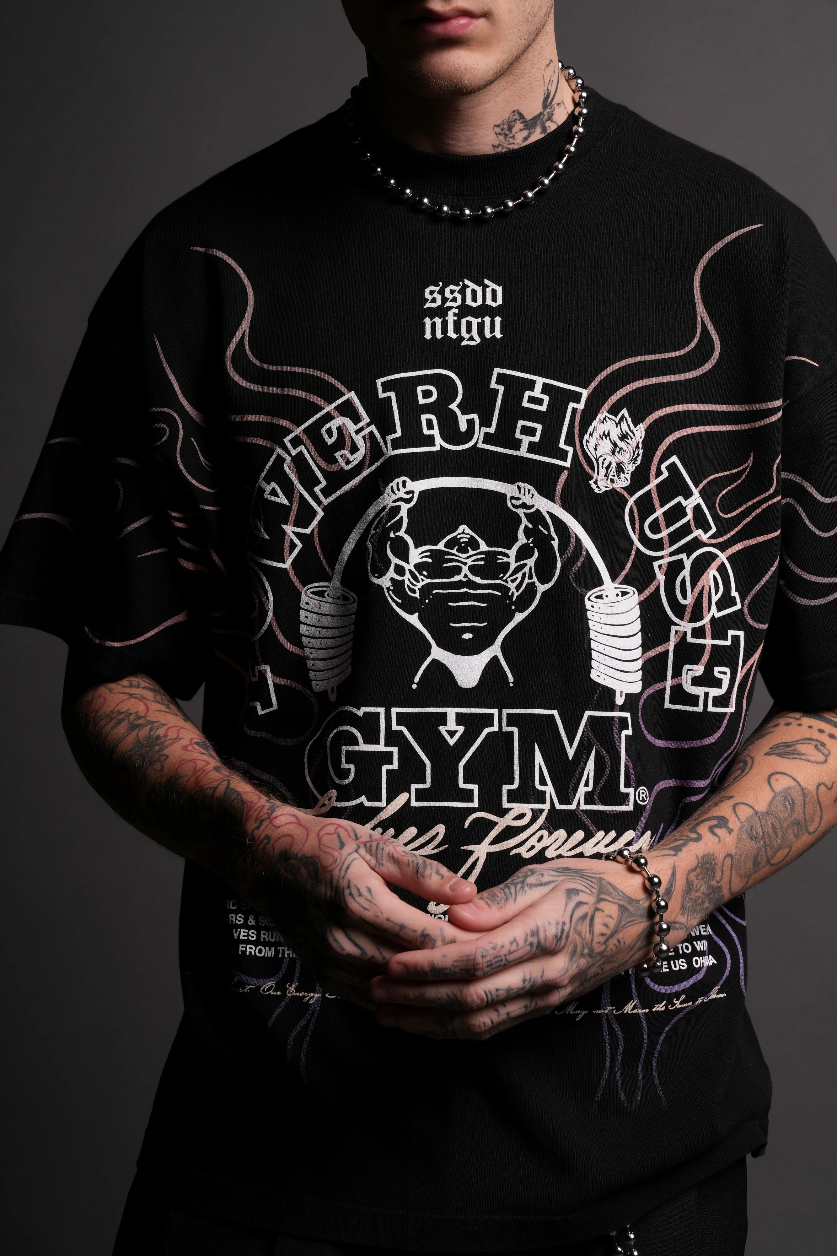 Light Your Fire "Premium" Oversized Tee in Black - Image 7