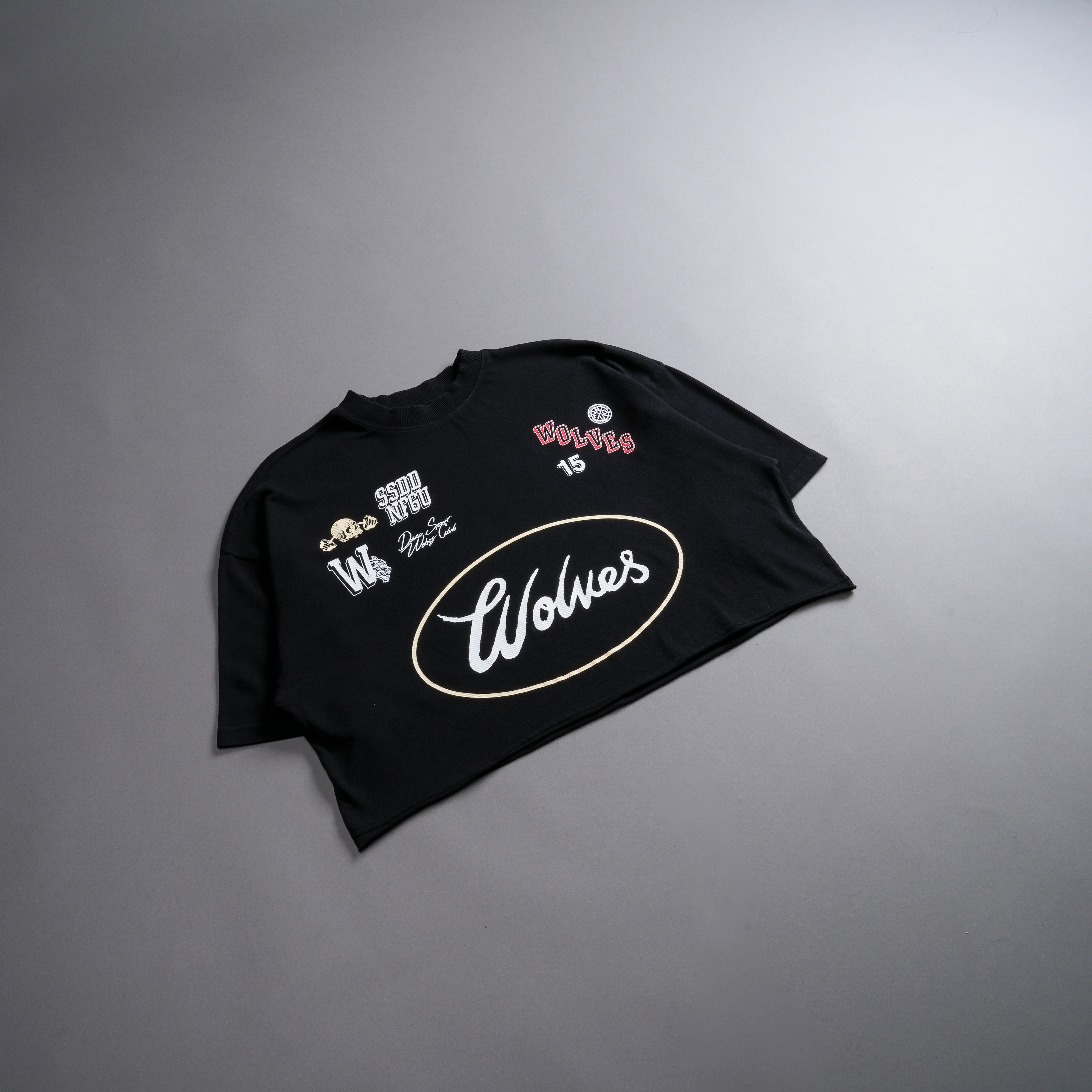 Live Fast V2 "Premium" Oversized (Cropped) Tee in Black - Image 10