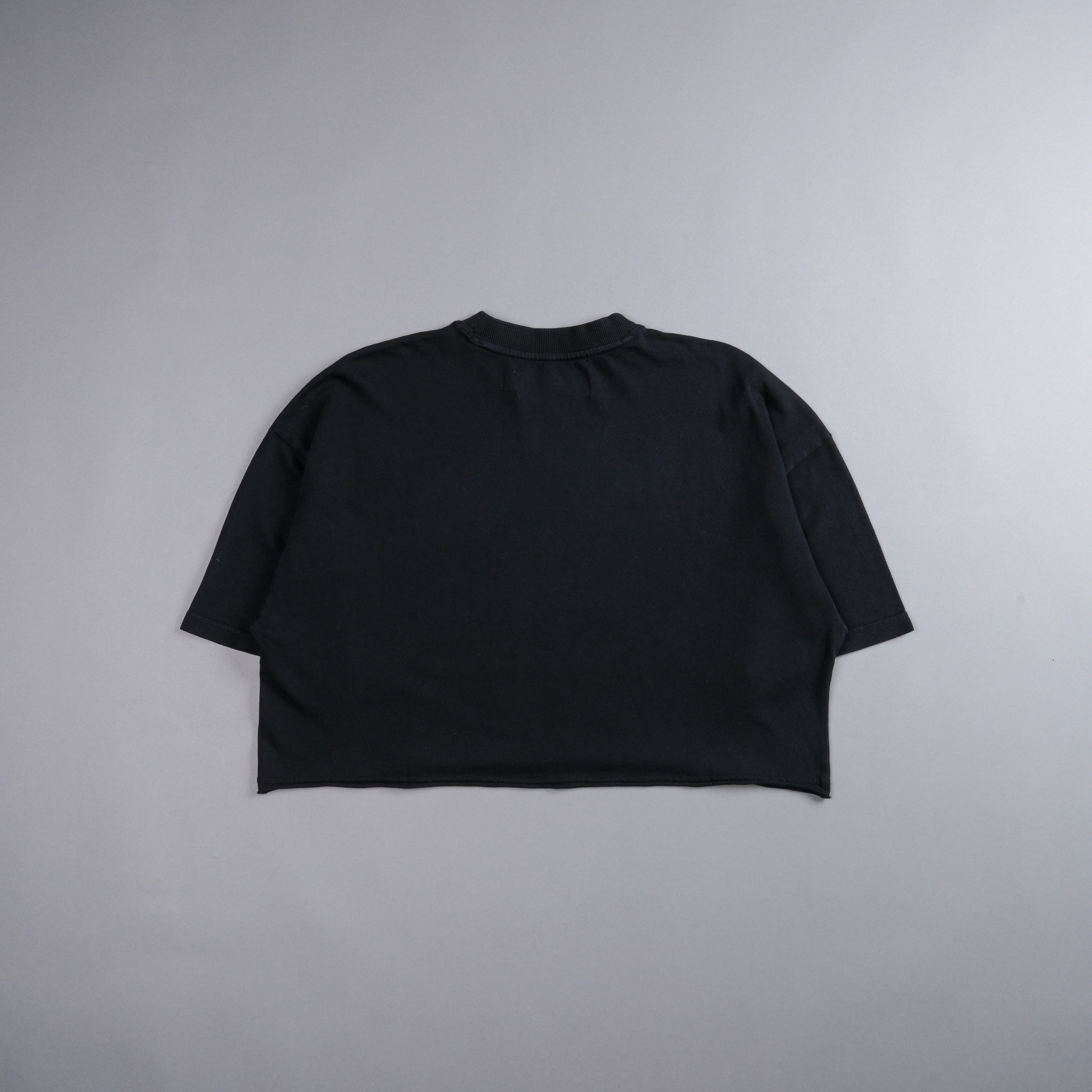Live Fast V2 "Premium" Oversized (Cropped) Tee in Black - Image 5