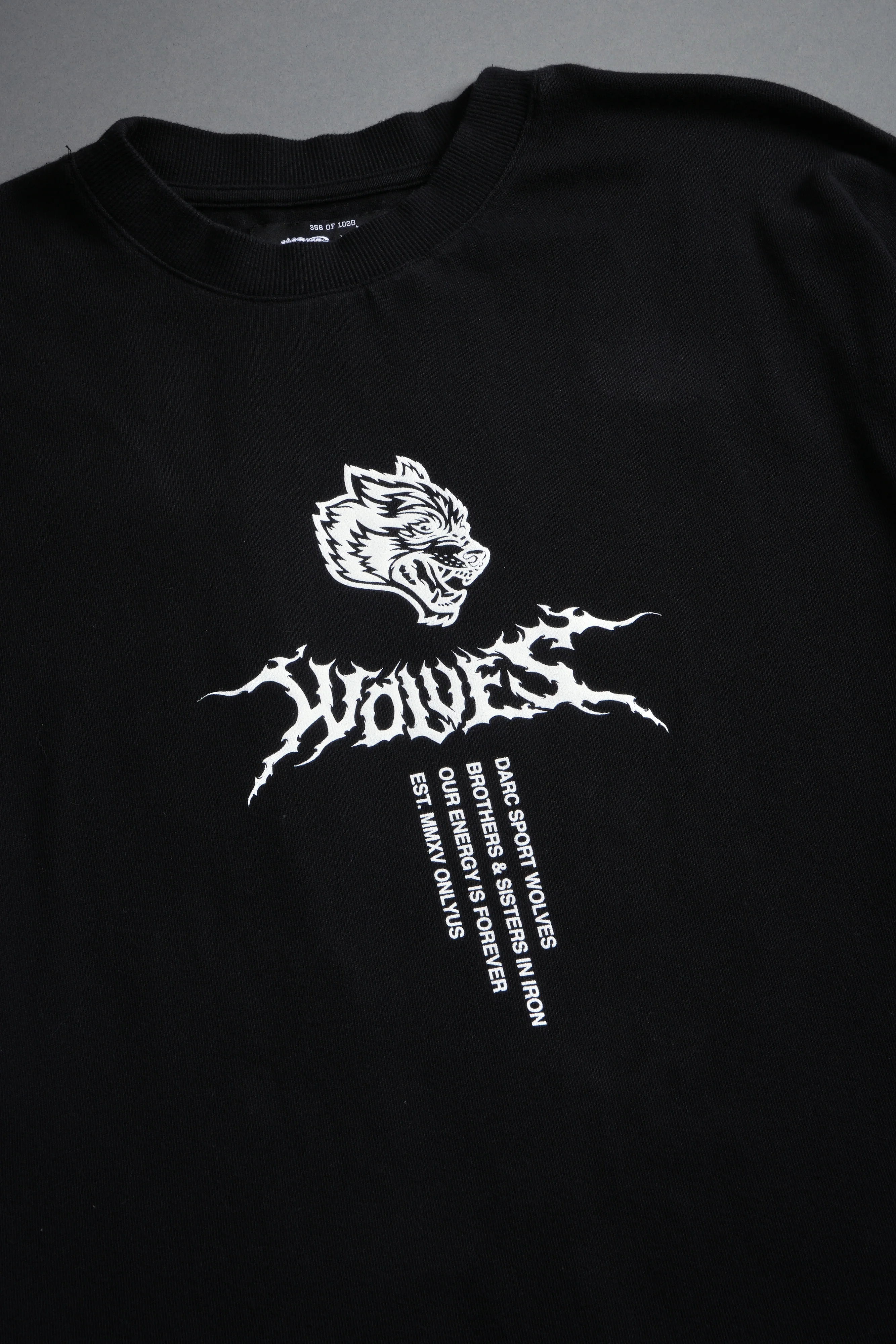 Live Forever Premium Oversized Tee in Black - Image 3
