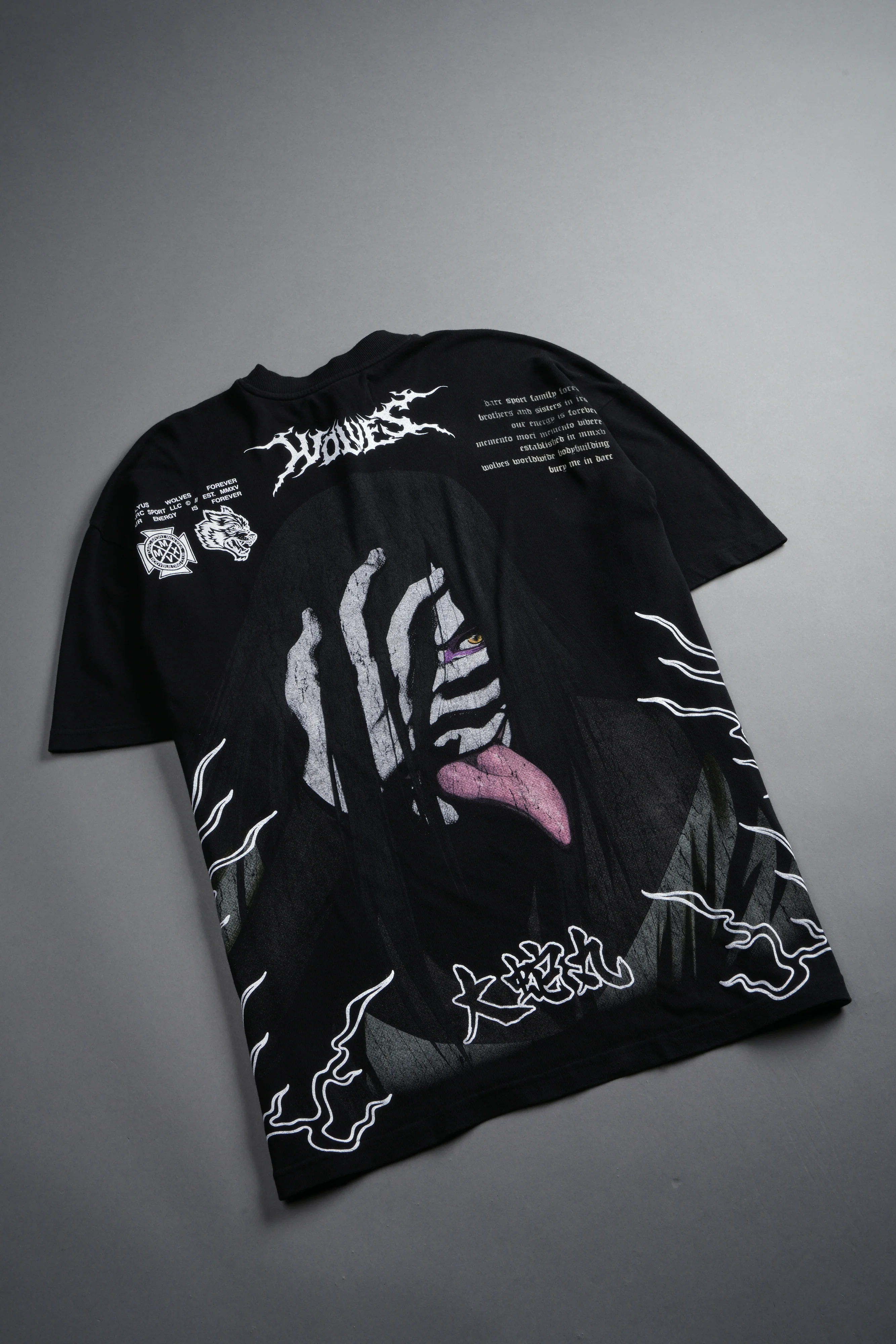 Live Forever Premium Oversized Tee in Black - Image 4