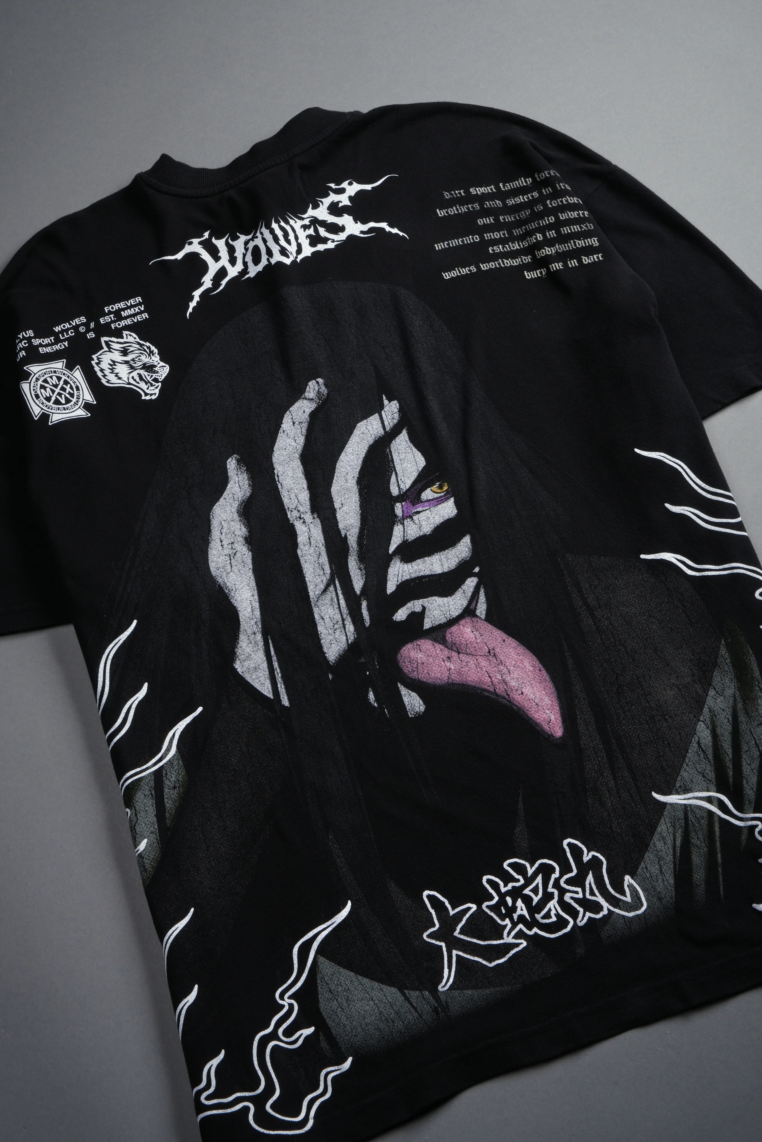 Live Forever Premium Oversized Tee in Black - Image 5