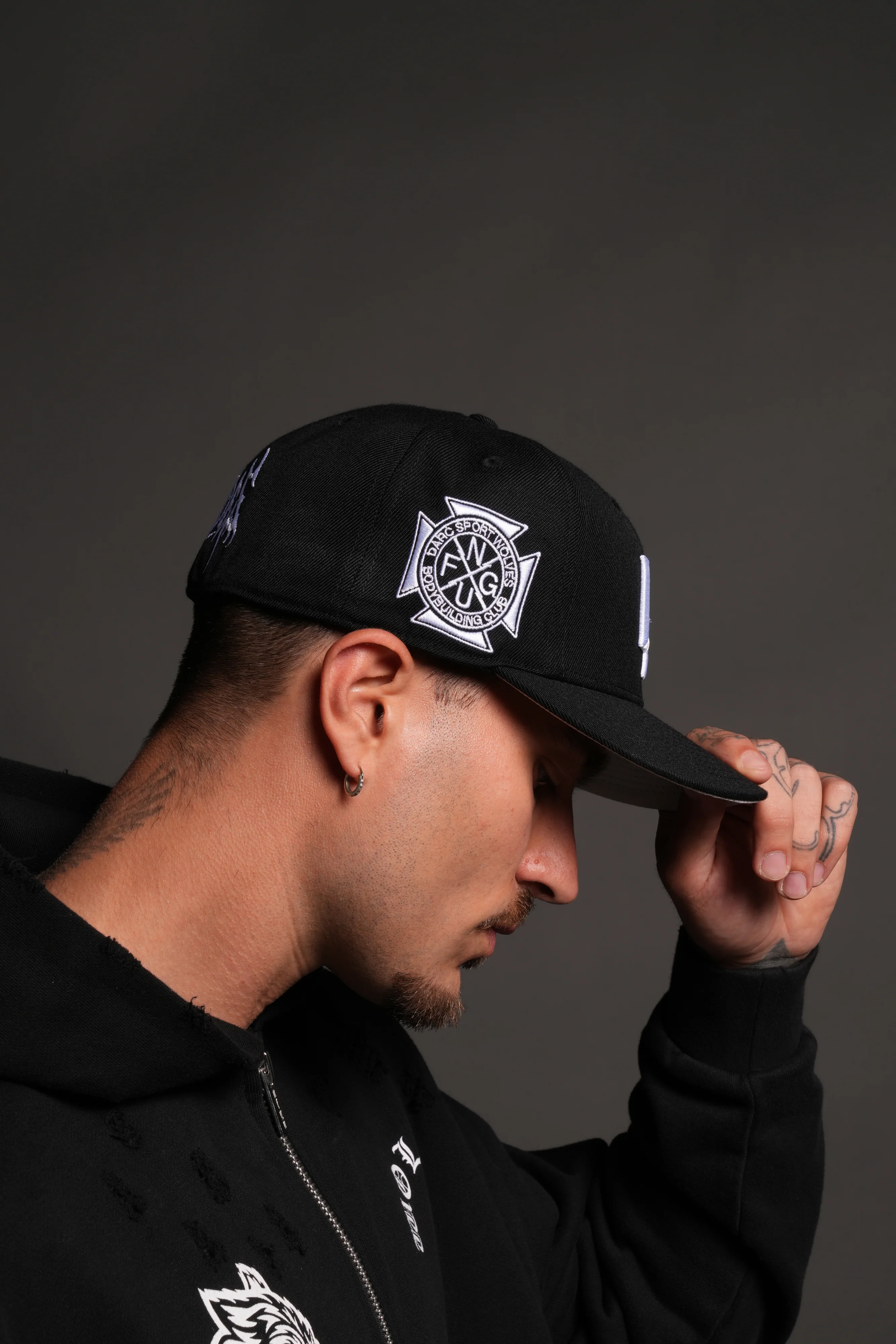 Los Angeles Forever Fitted Cap in Black - Image 6