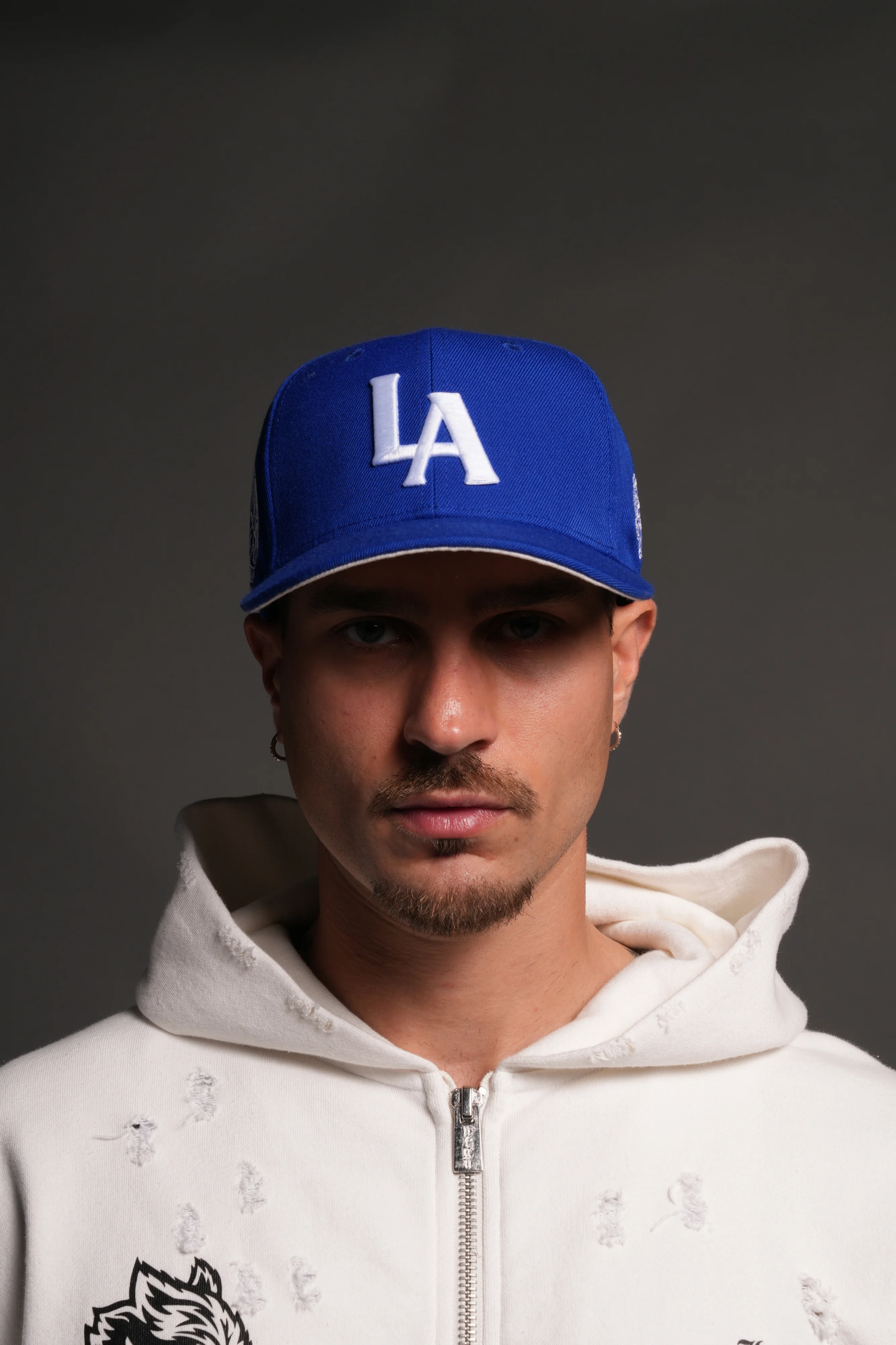 Los Angeles Forever Fitted Cap in La Blue - Image 3