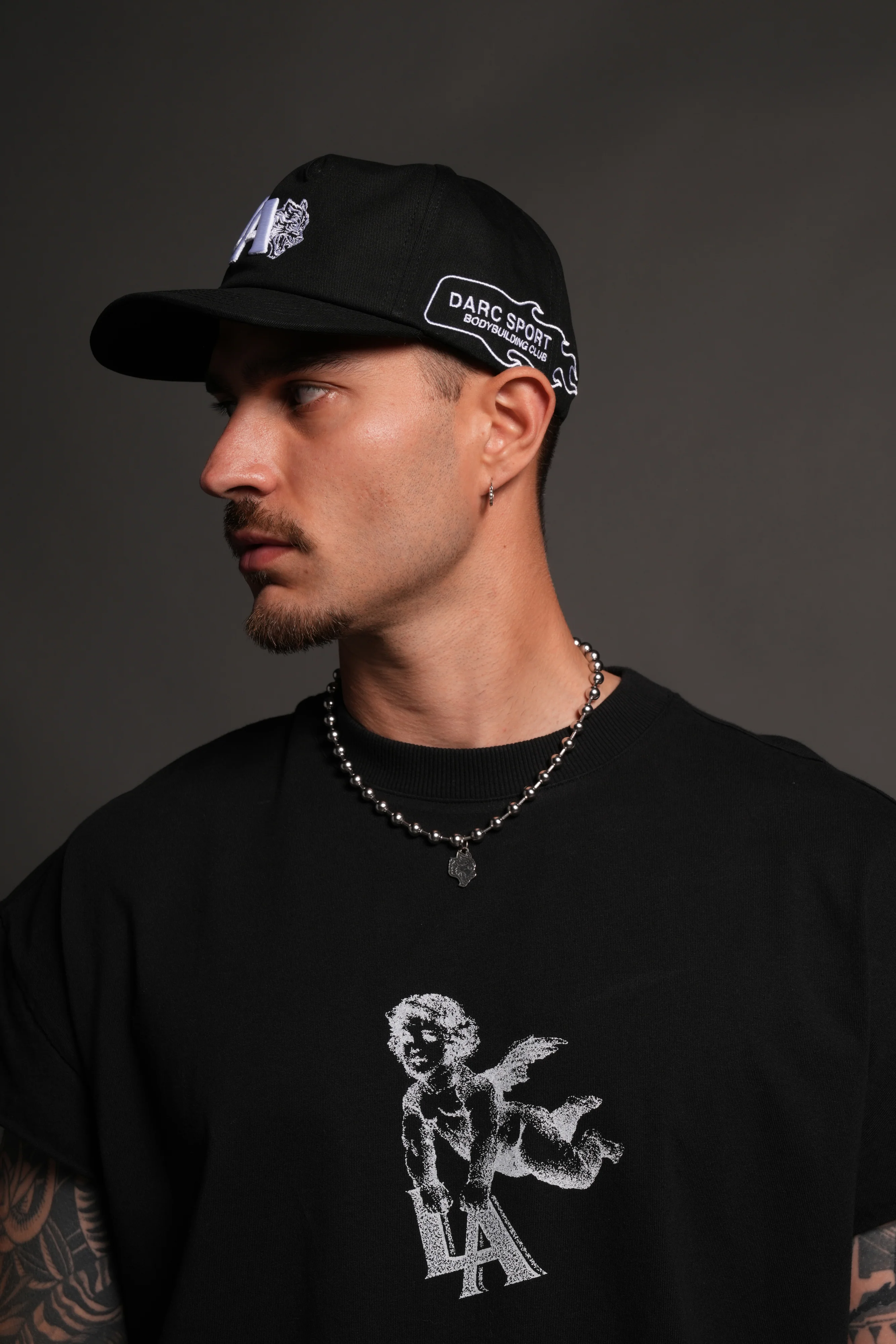 Los Angeles Forever Vintage 5 Panel in Black - Image 5