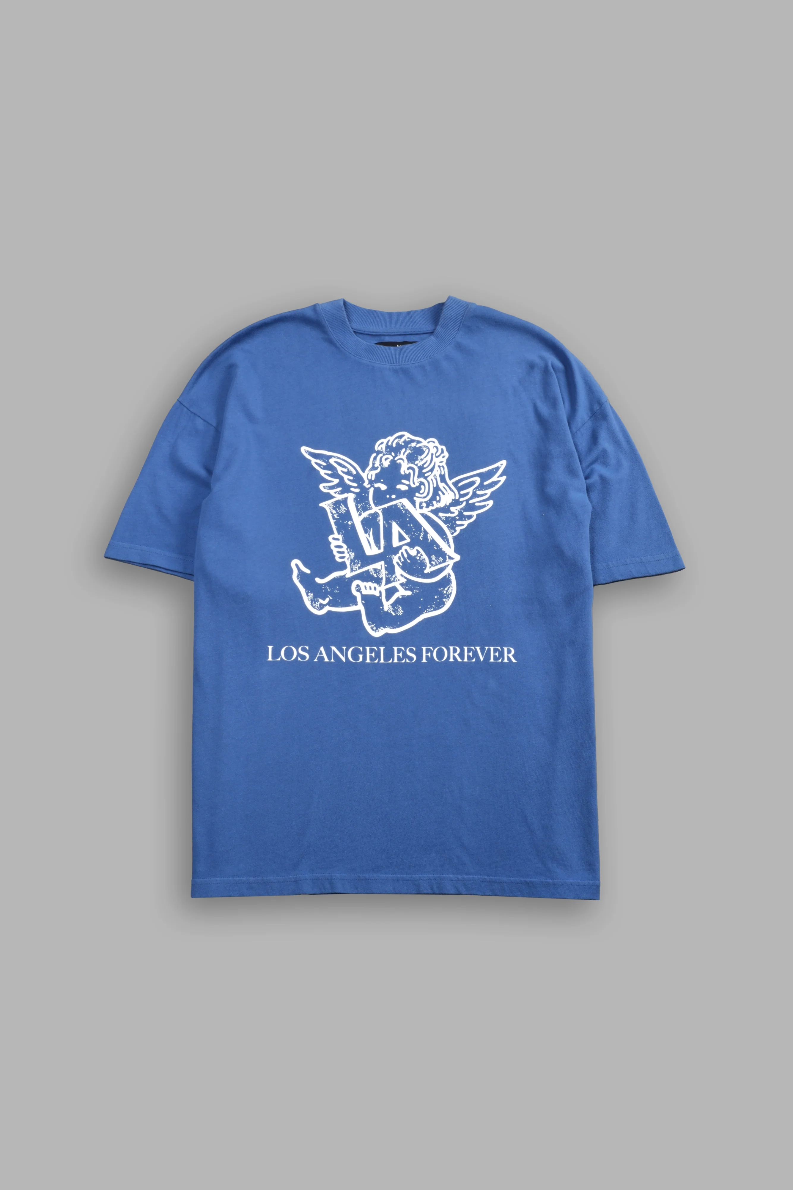 Los Cherub Premium Oversized Tee in La Blue