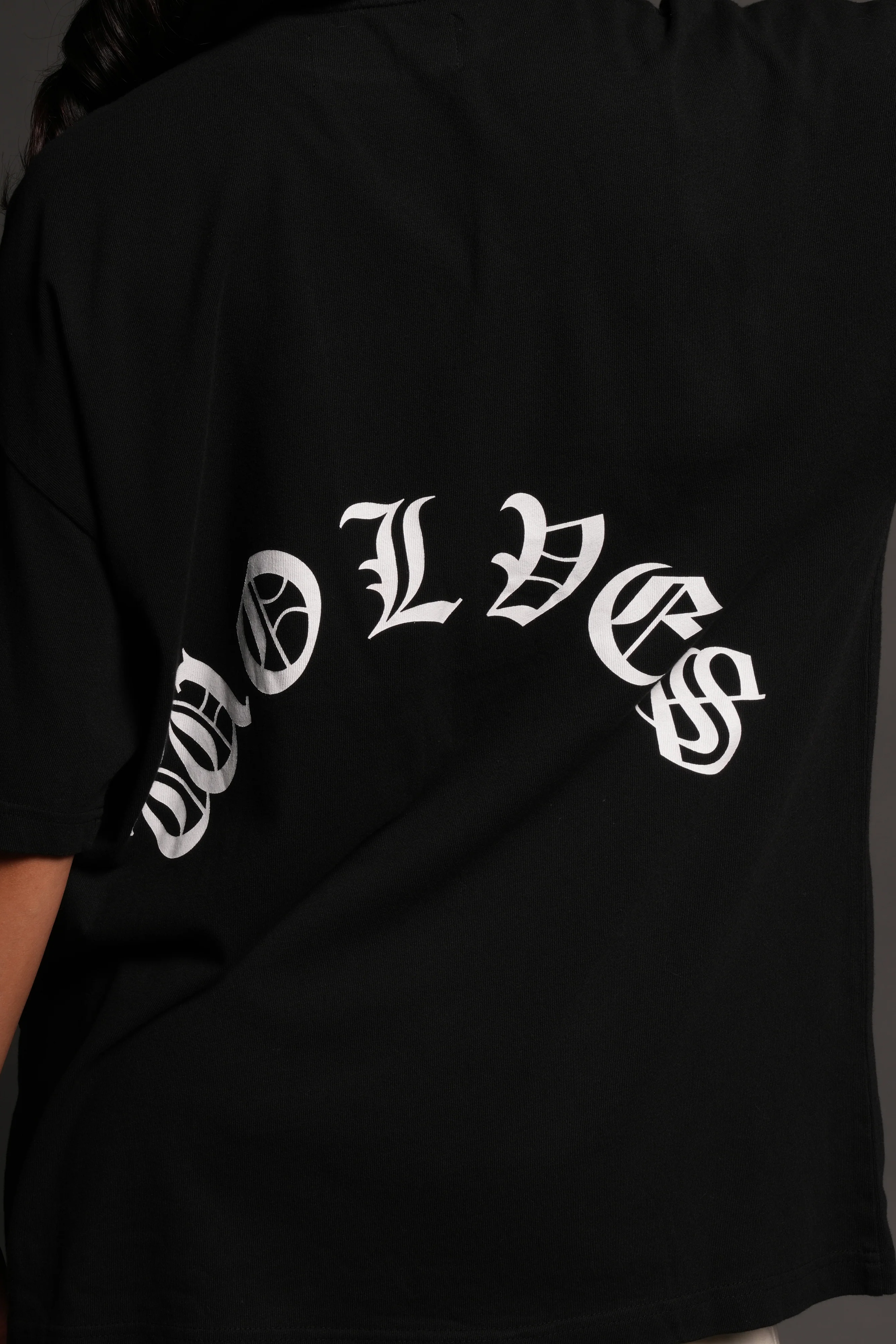 Los Cherub Premium Oversized Tee in Black - Image 14