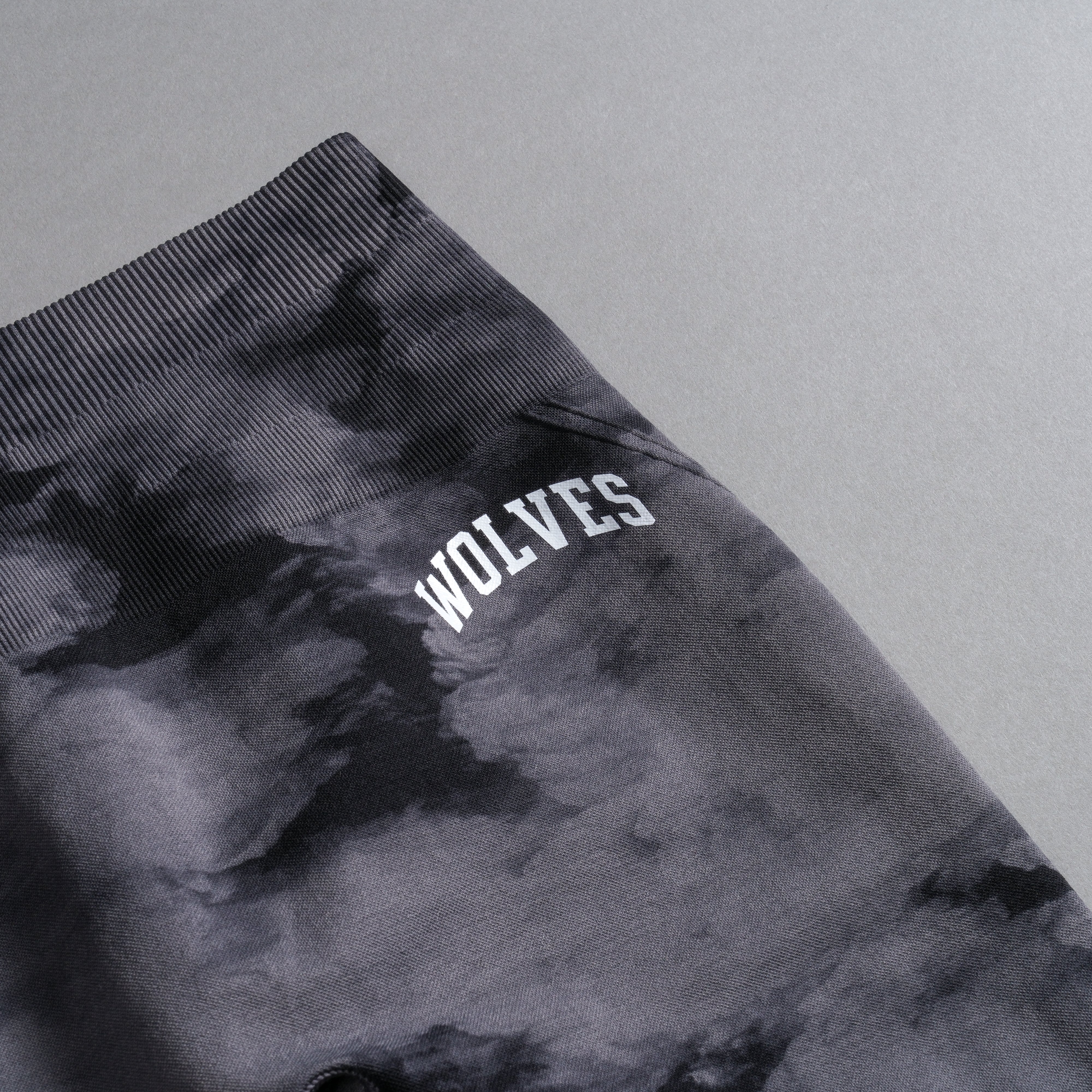 Loyalty Everson Seamless "Huxley" Shorts in Black Ghost Clouds - Image 8