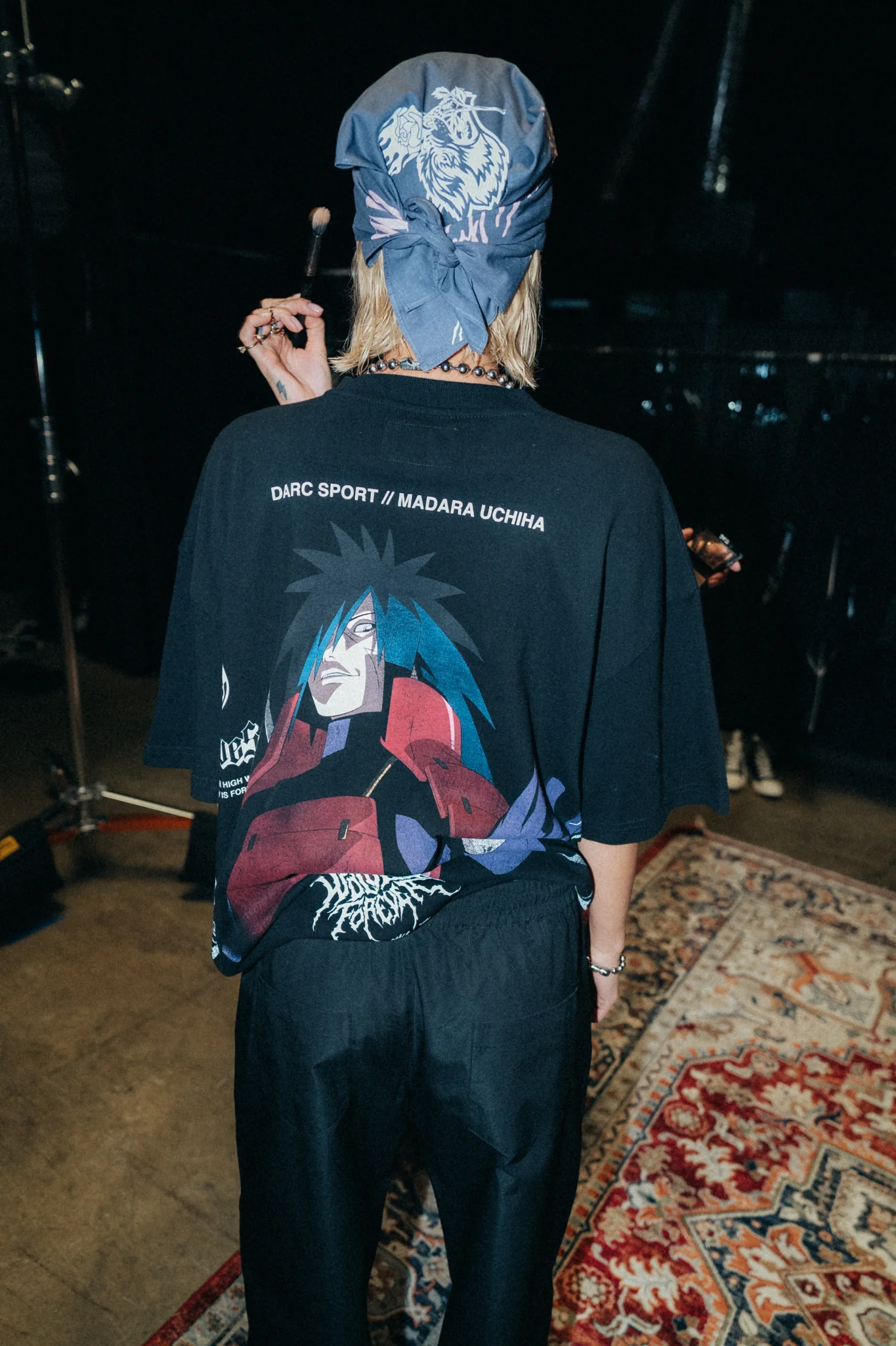 Madara Uchiha "Side By Side" Series Premium Tee in Black - Image 3