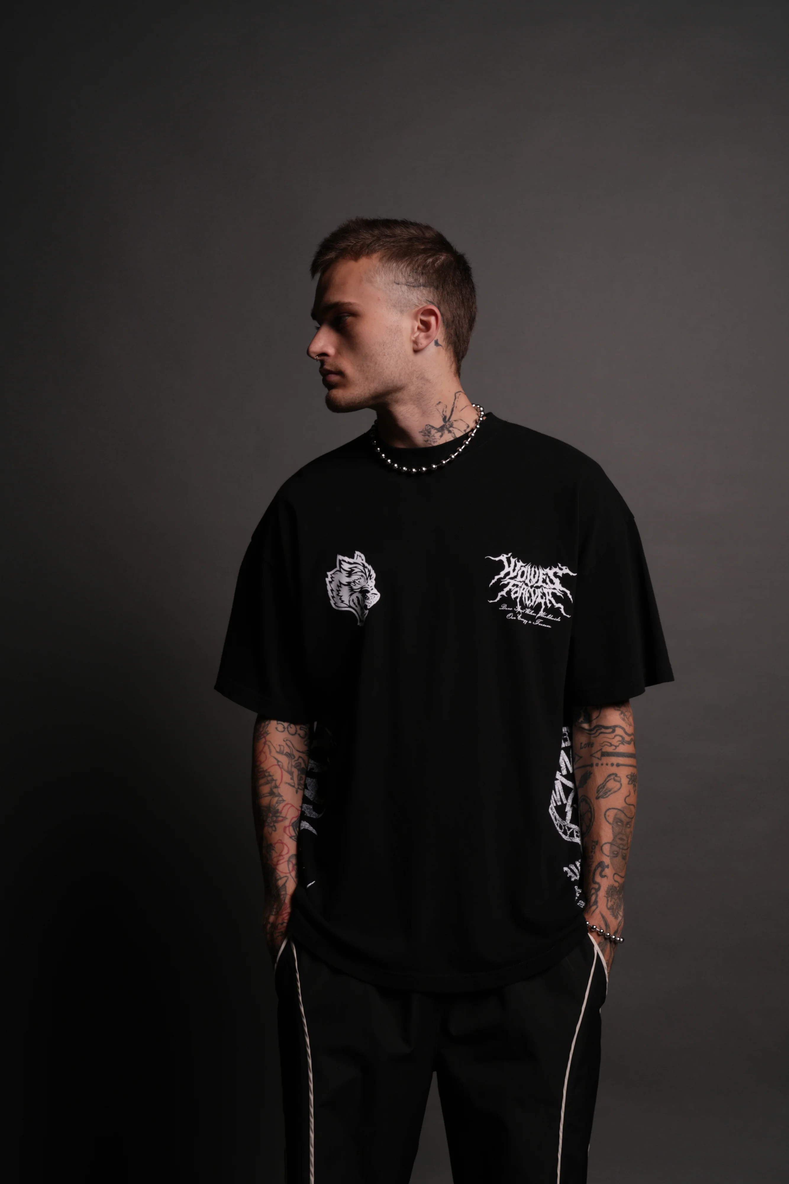 Madara Uchiha "Side By Side" Series Premium Tee in Black - Image 4