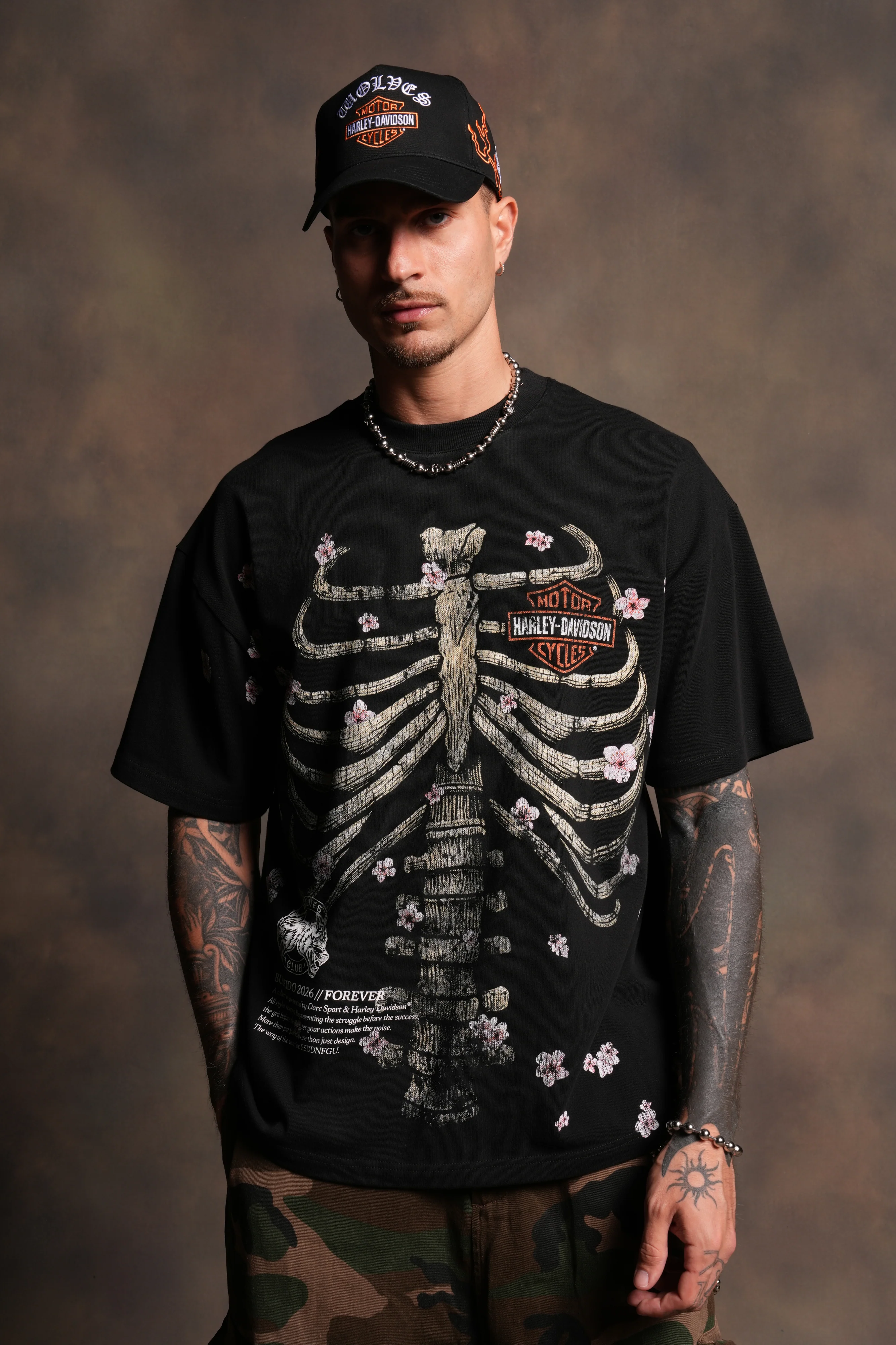 Mori Blossom Premium Tee in Black - Image 4