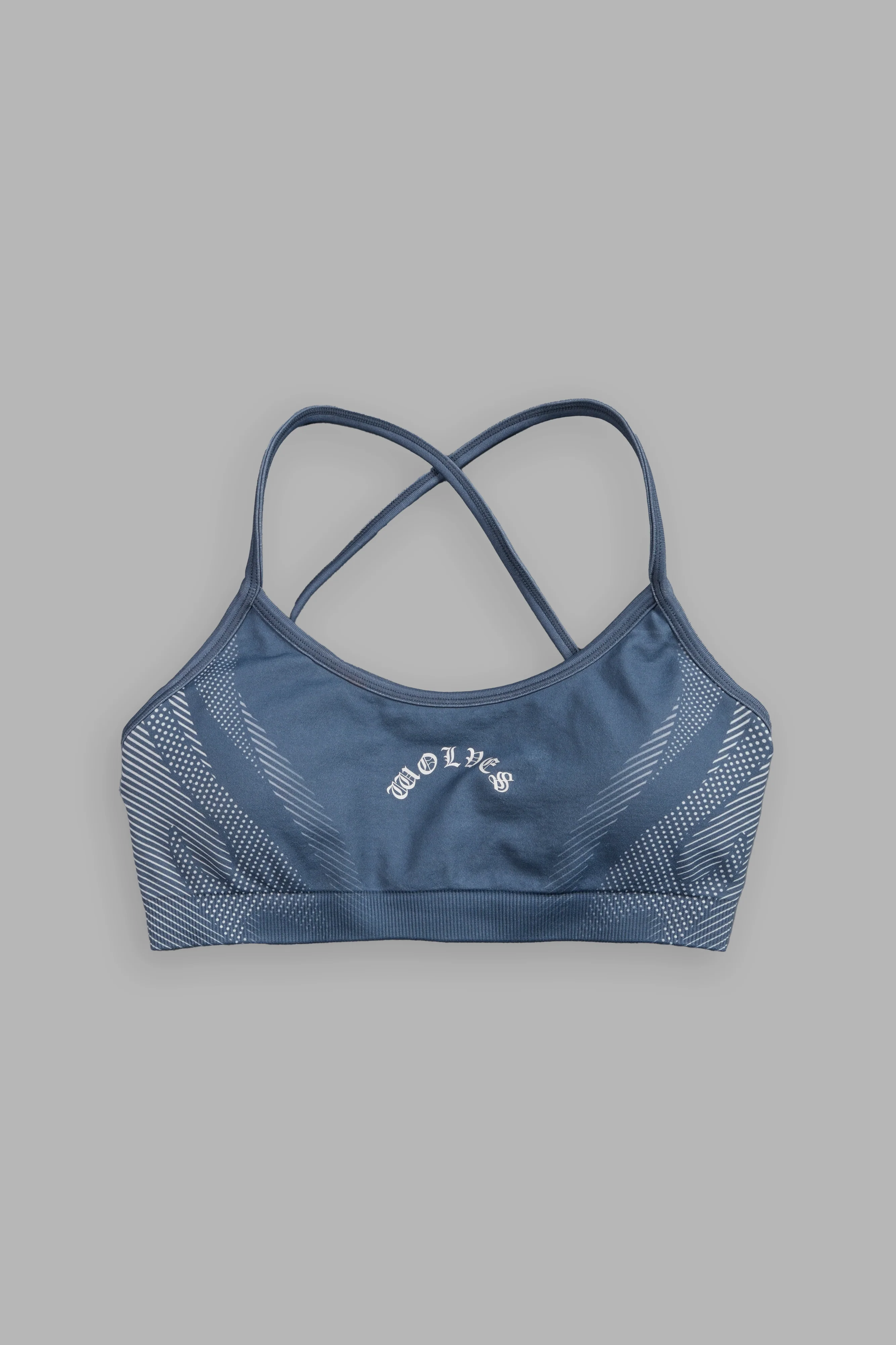 Moto Halftone Layla Soft Seamless Bra in Charcoal Blue - Image 7