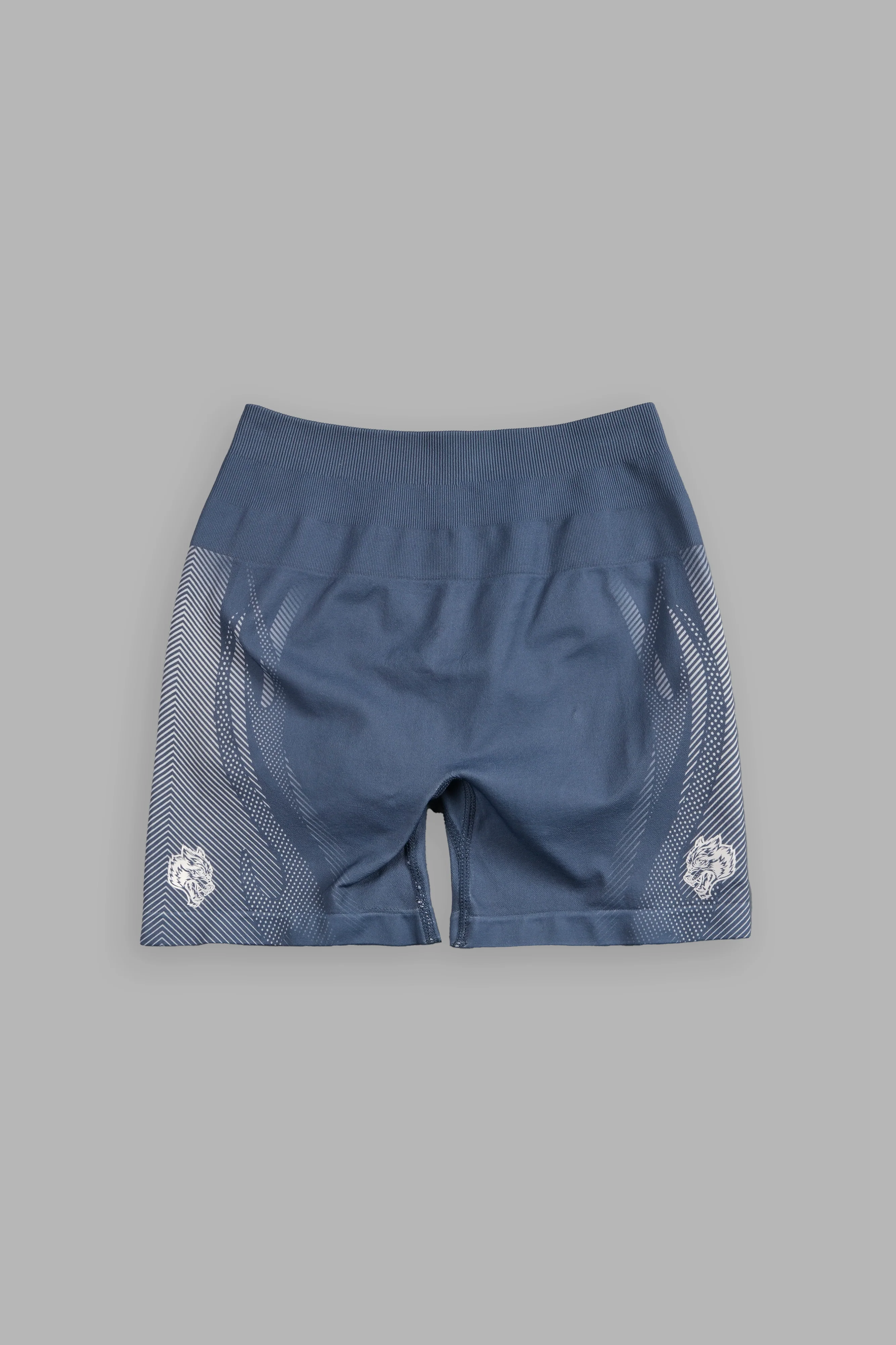 Moto Halftone Stella Soft Seamless Shorts in Charcoal Blue - Image 4