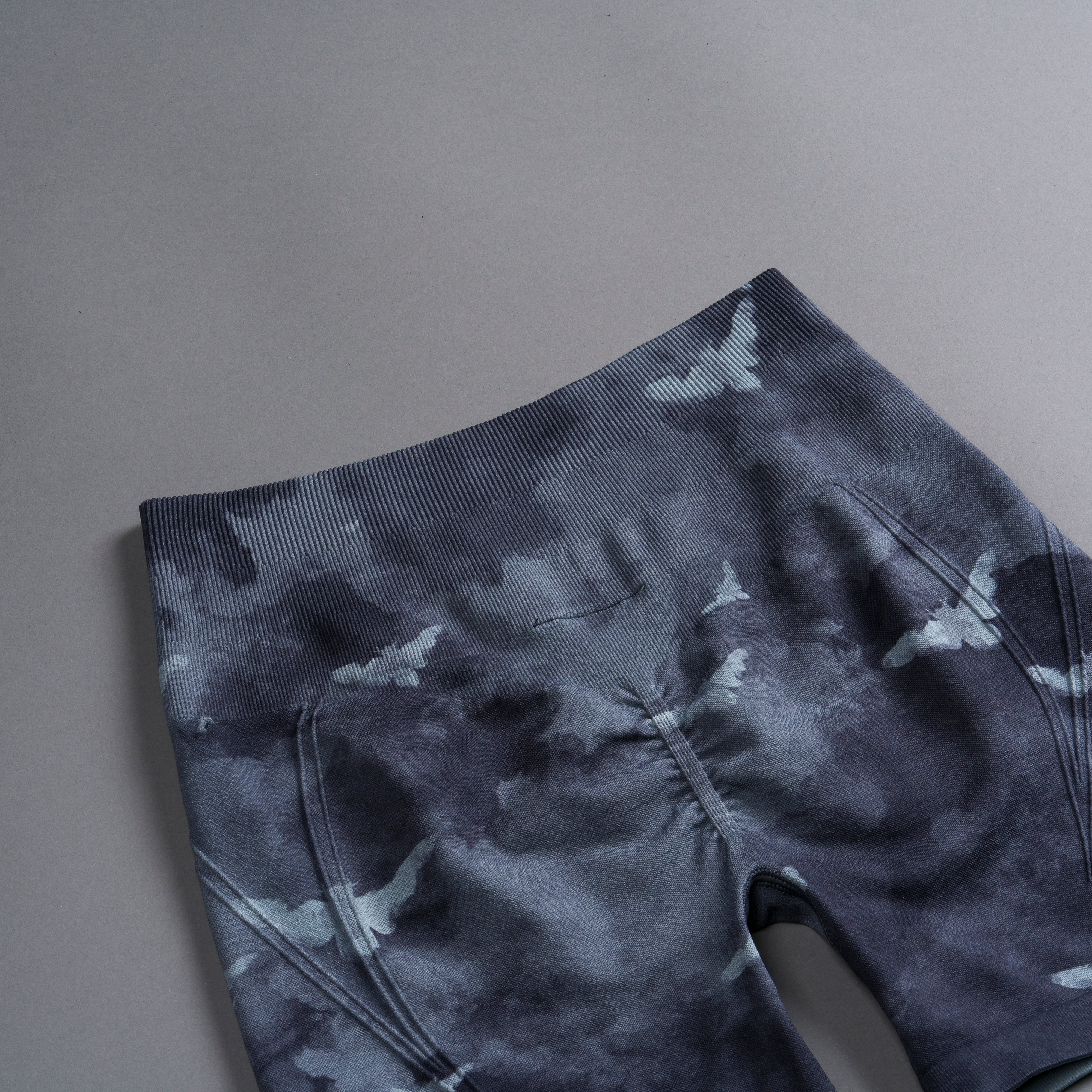 Never Forgotten Everson Seamless "Huxley" Shorts in Blue Lagoon Death Moth Ghost Clouds - Image 10