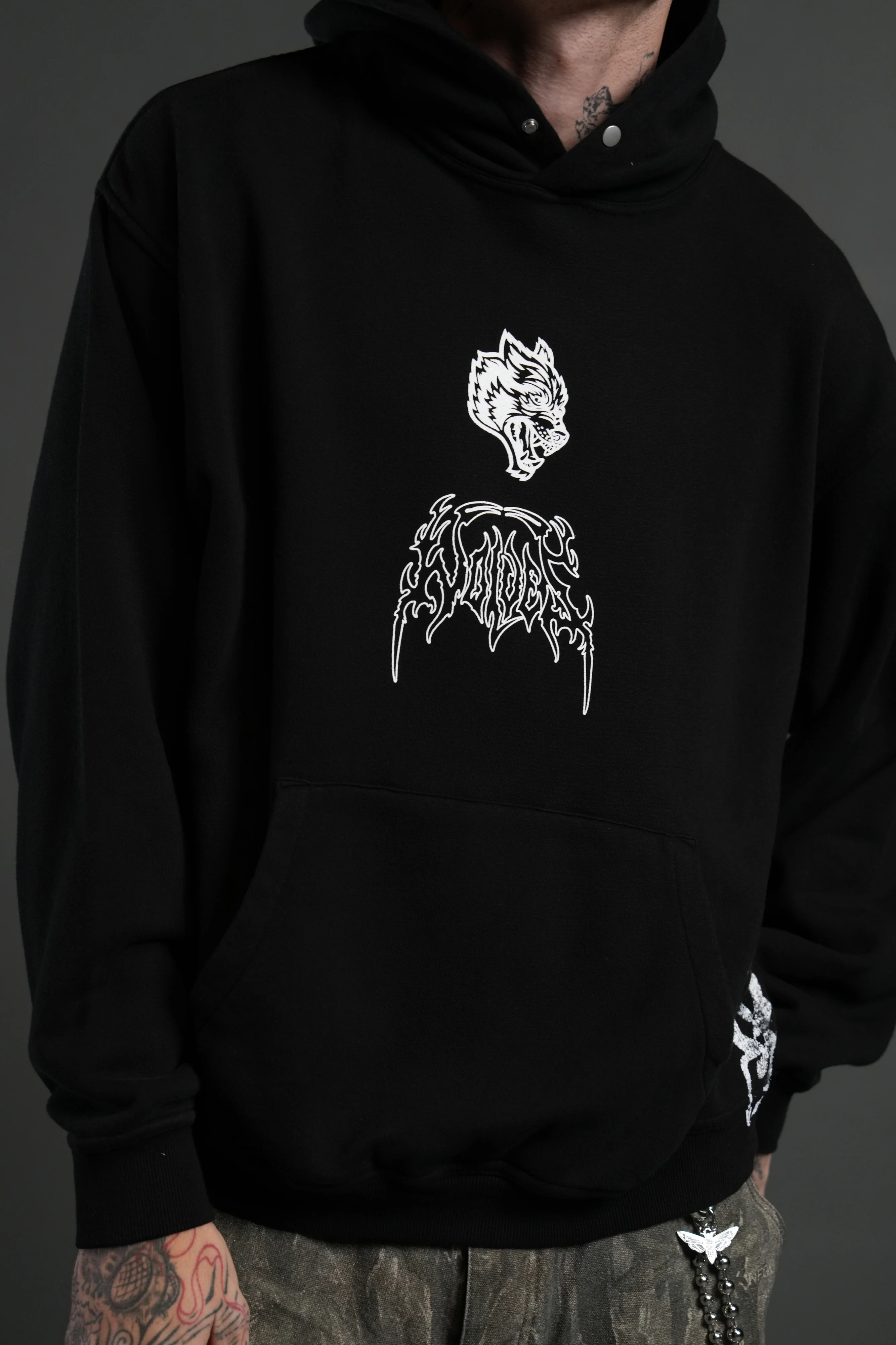 NFGU Tanjiro "Pierce" Hoodie in Black - Image 7