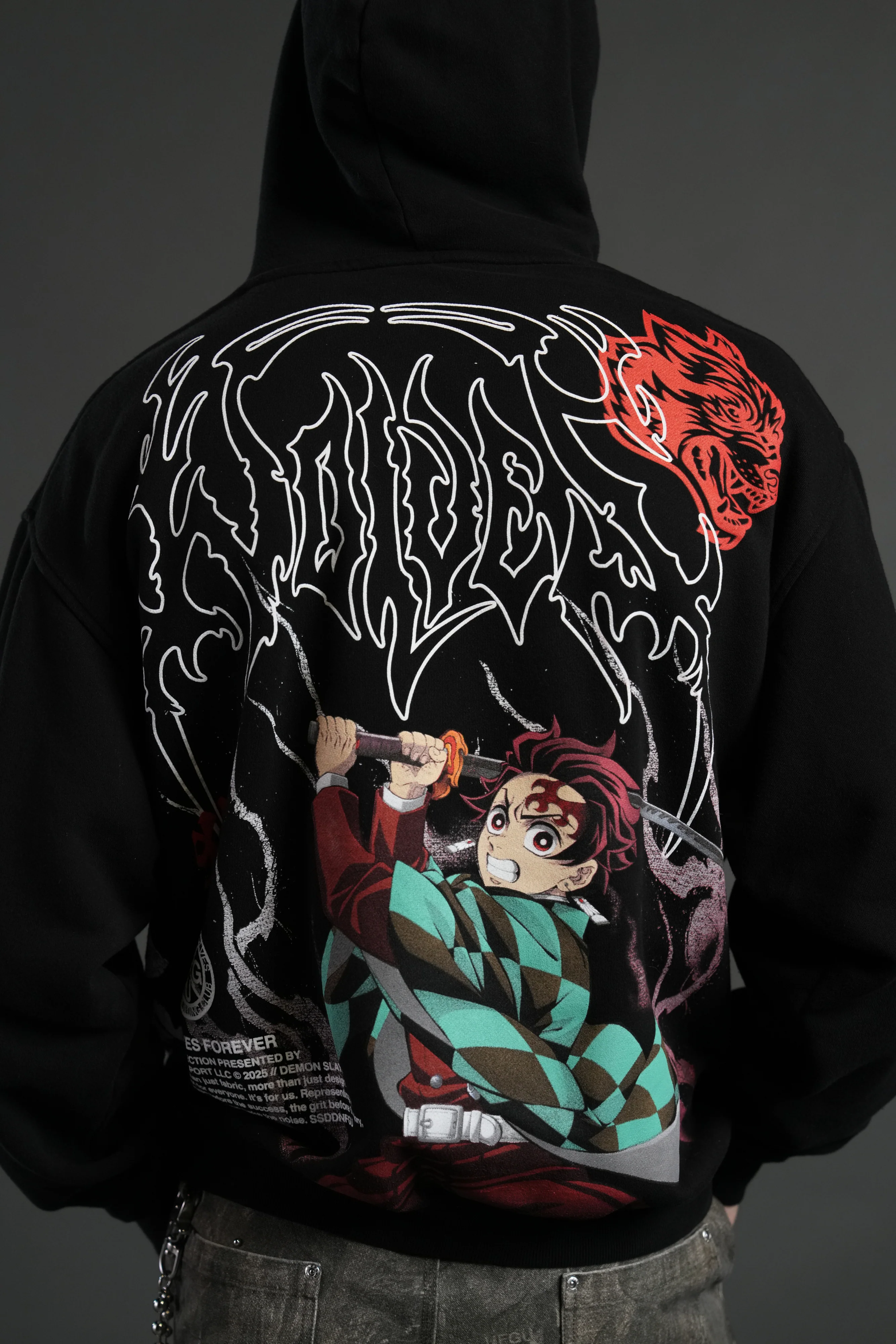 NFGU Tanjiro "Pierce" Hoodie in Black - Image 8