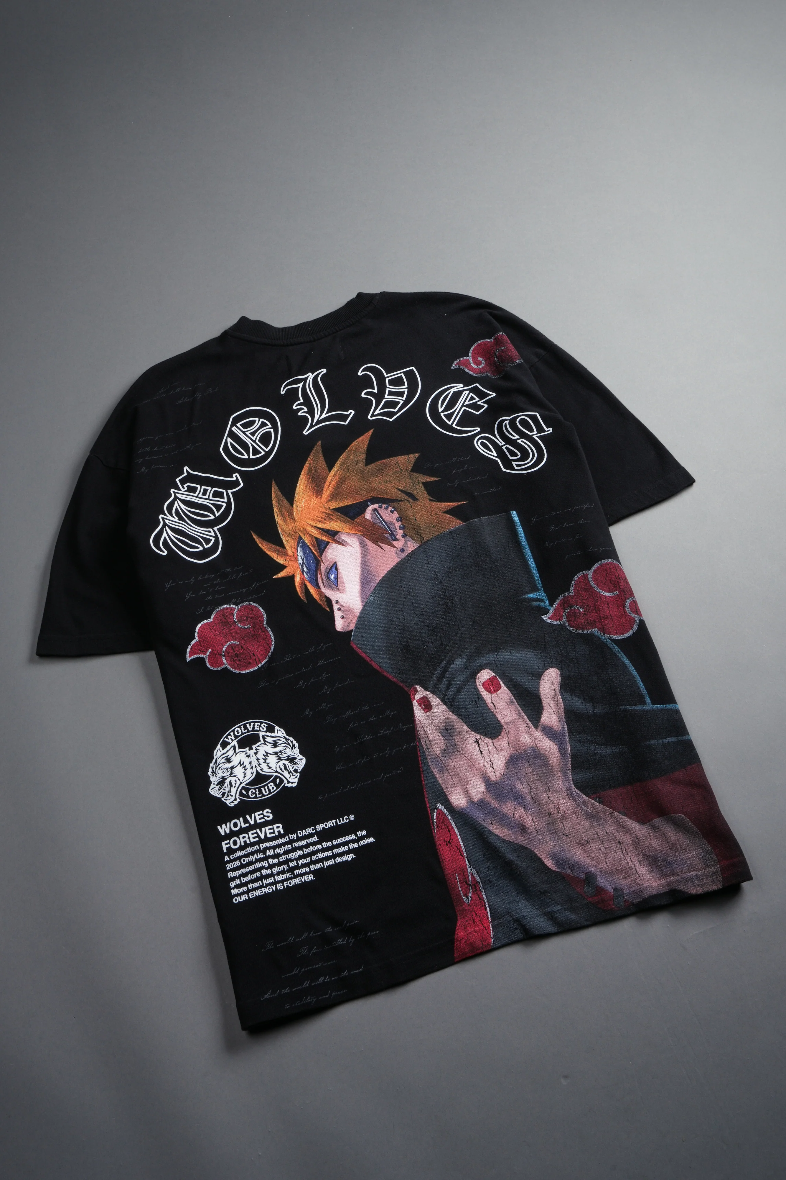 No Pain No Gain Premium Oversized Tee in Black - Image 4