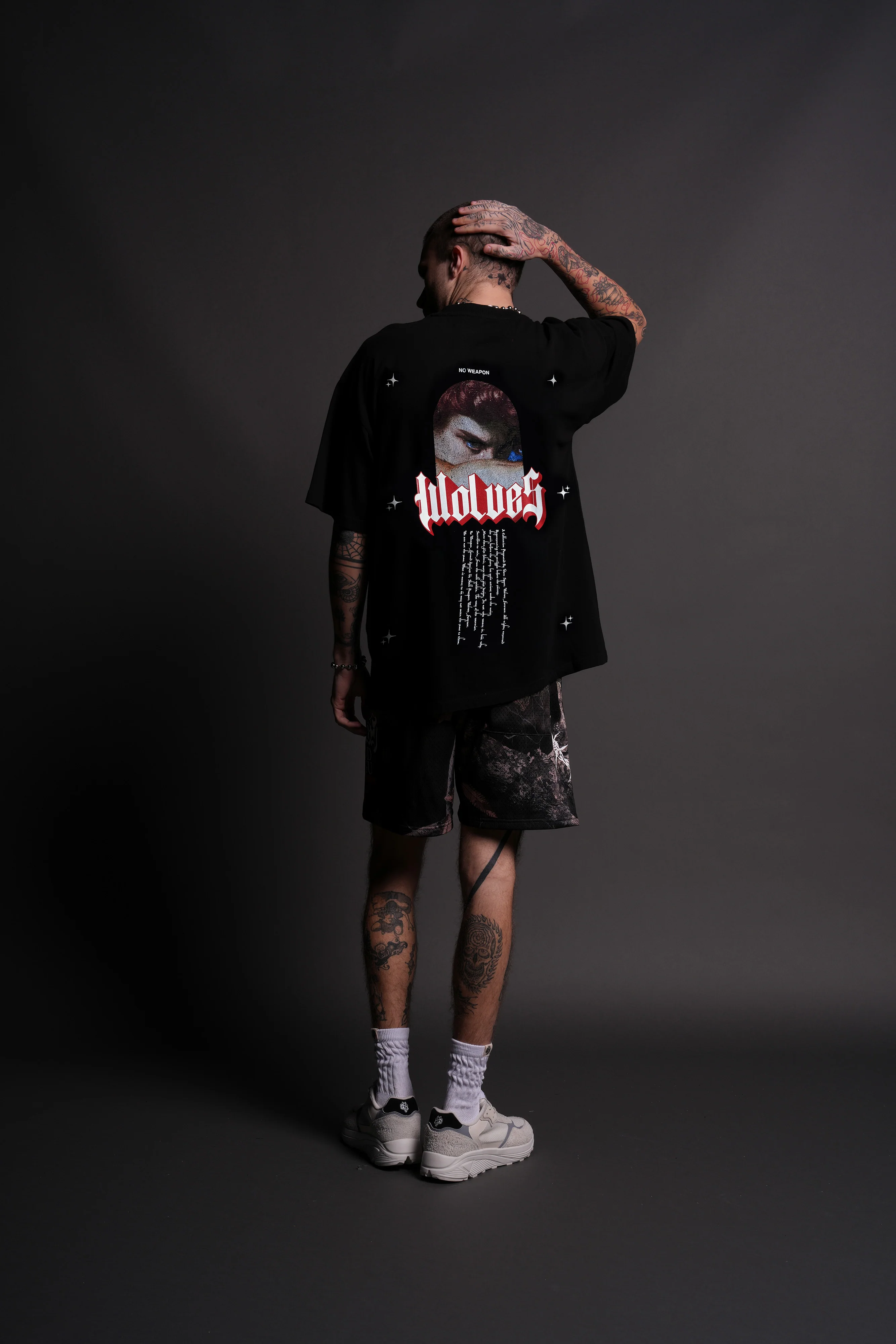 Now and Forever V2 "Premium" Oversized Tee in Black - Image 4