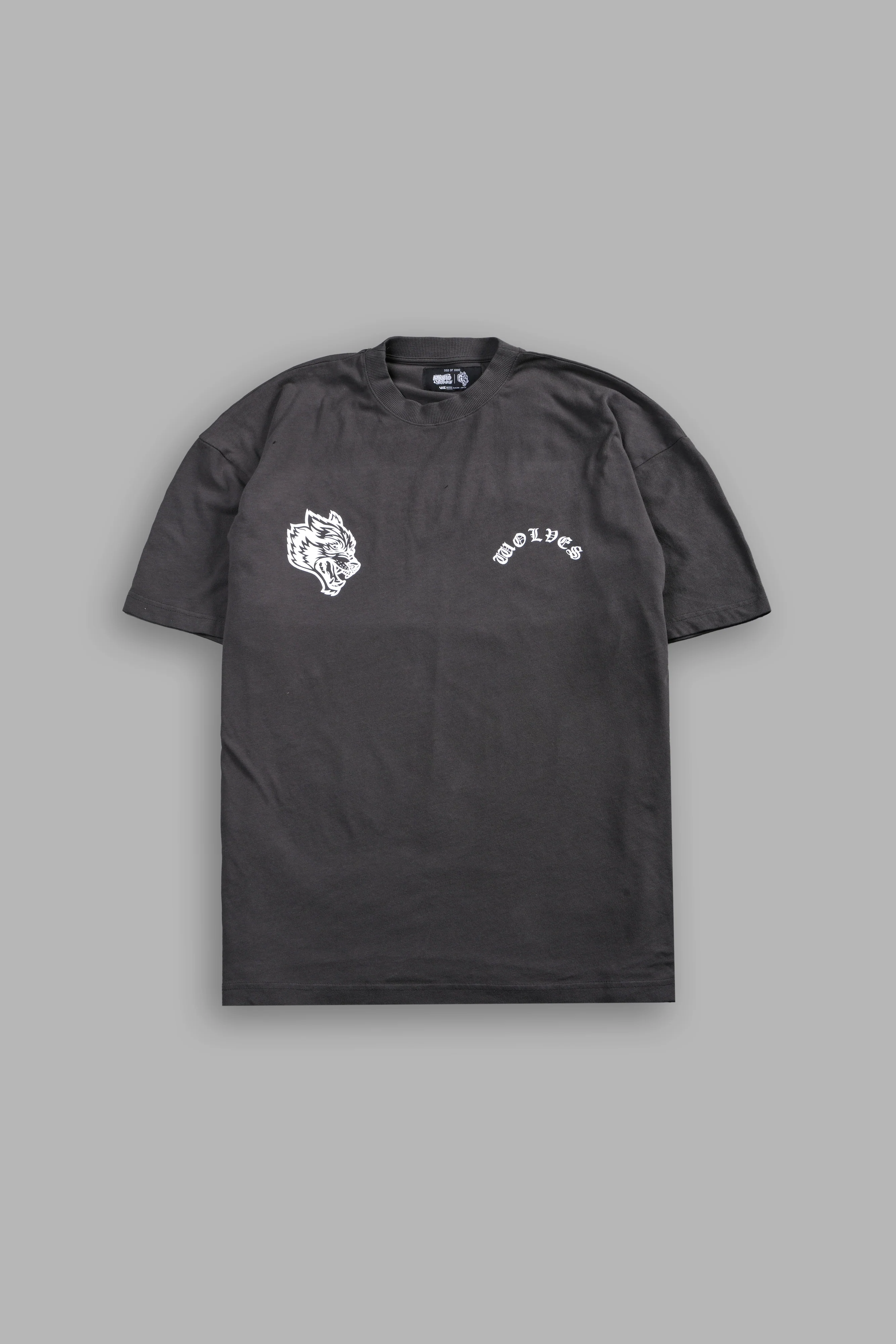 Orochimaru Premium Oversized Tee in Wolf Gray - Image 2