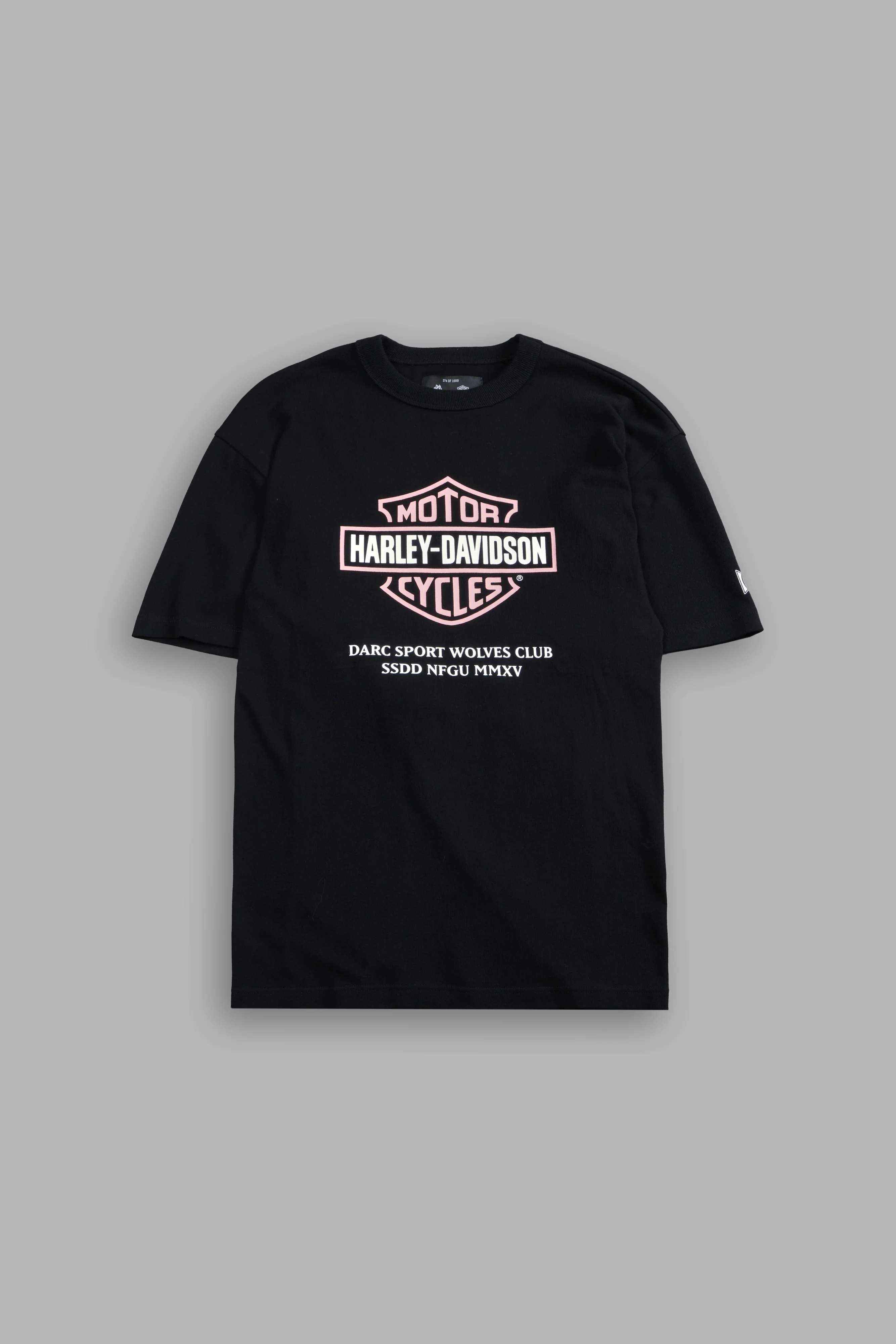 Our Clubs Oversized Lace Up Tee in Black - Image 7