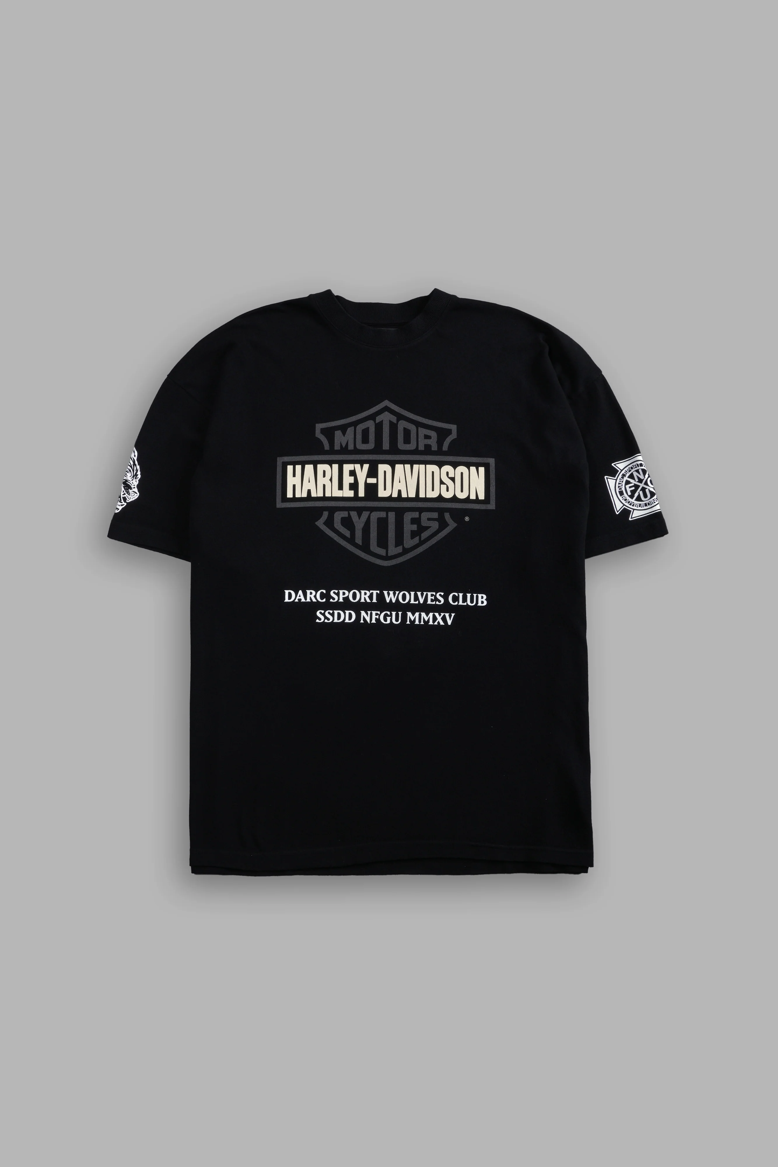 Our Clubs "Premium" Oversized Tee in Black/Black