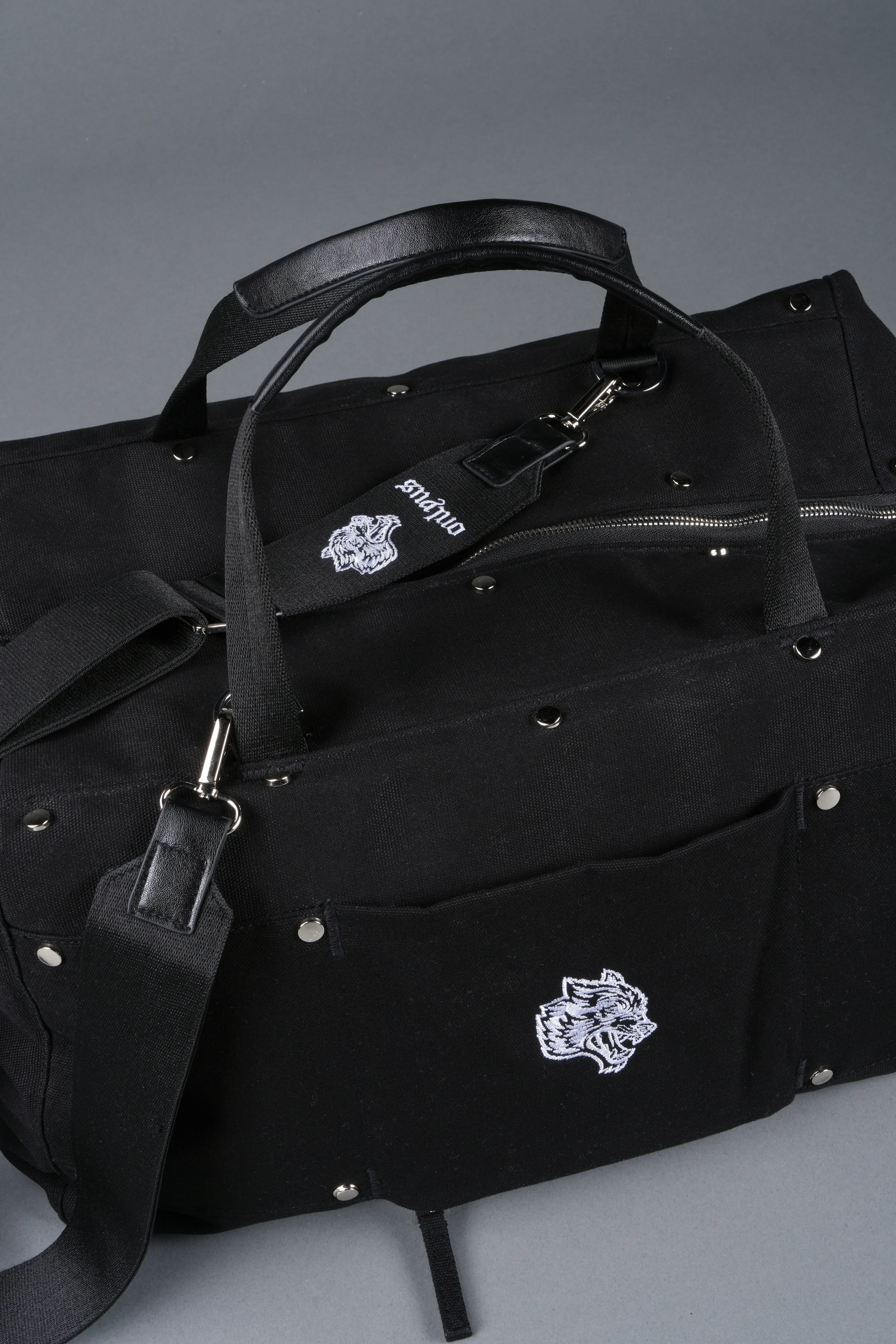 Our Mantra Weekender Bag in Black - Image 3