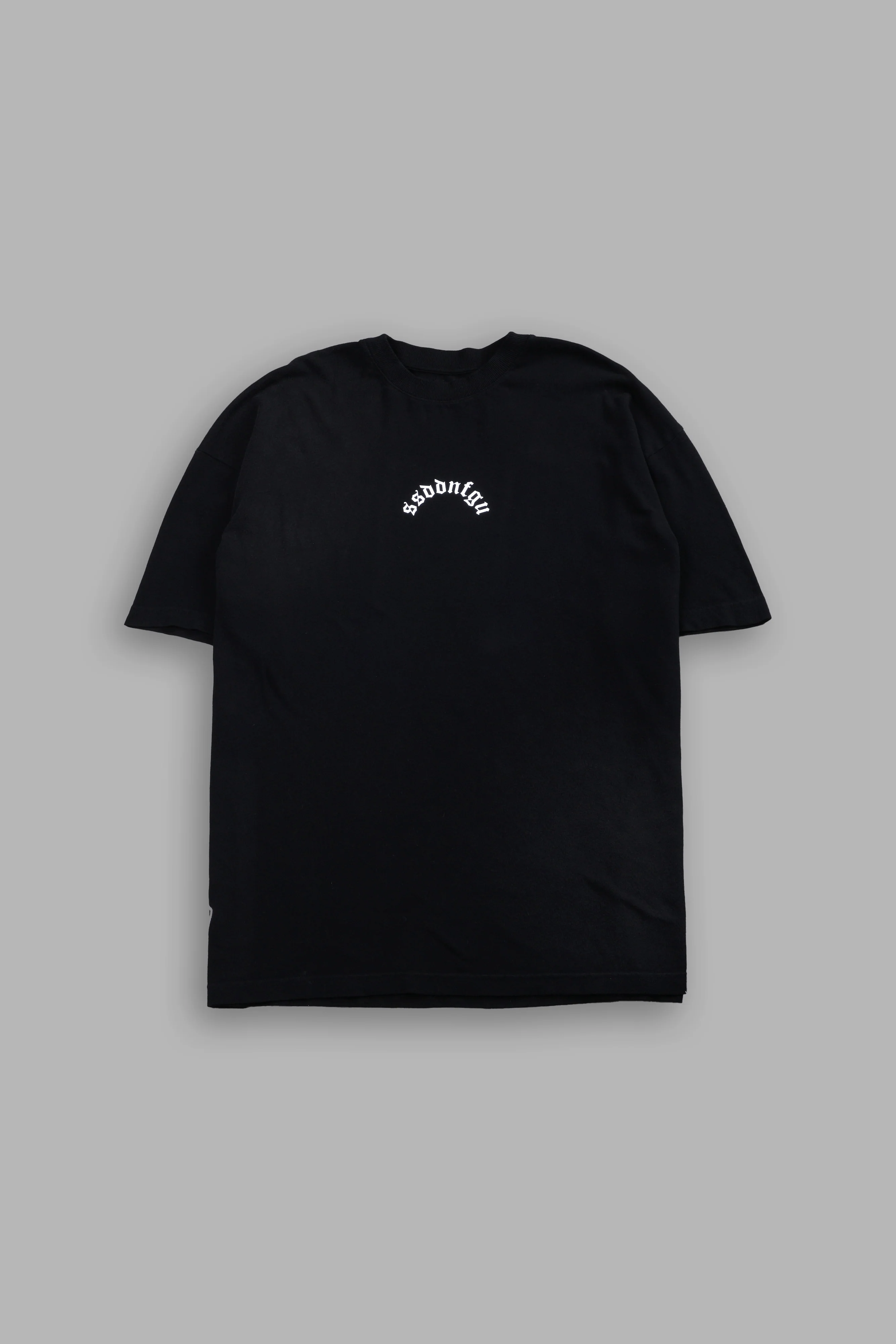 Our Sacrifice Premium Oversized Tee in Black Sun Fade - Image 3