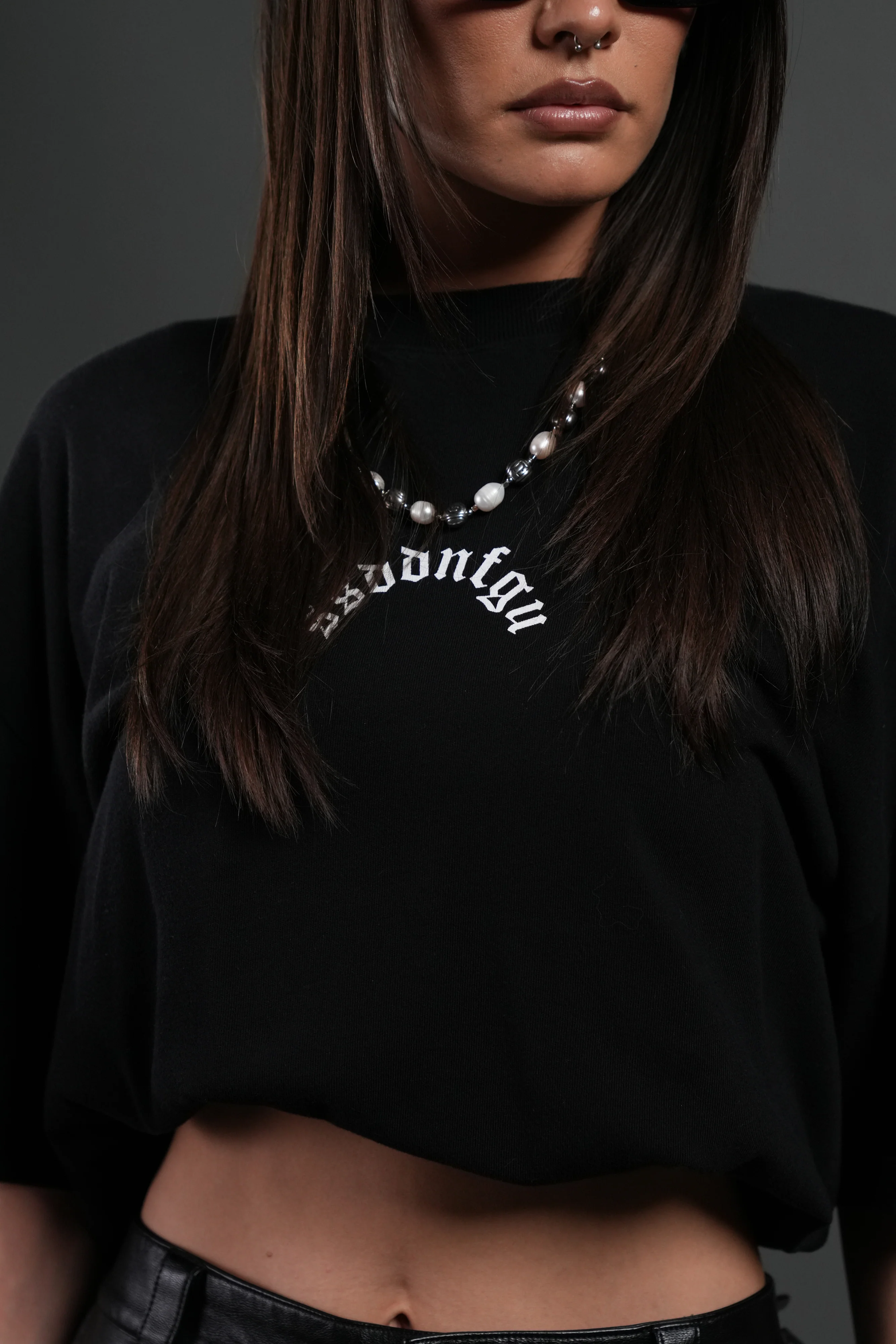 Our Sacrifice Premium Oversized Tee in Black Sun Fade - Image 7