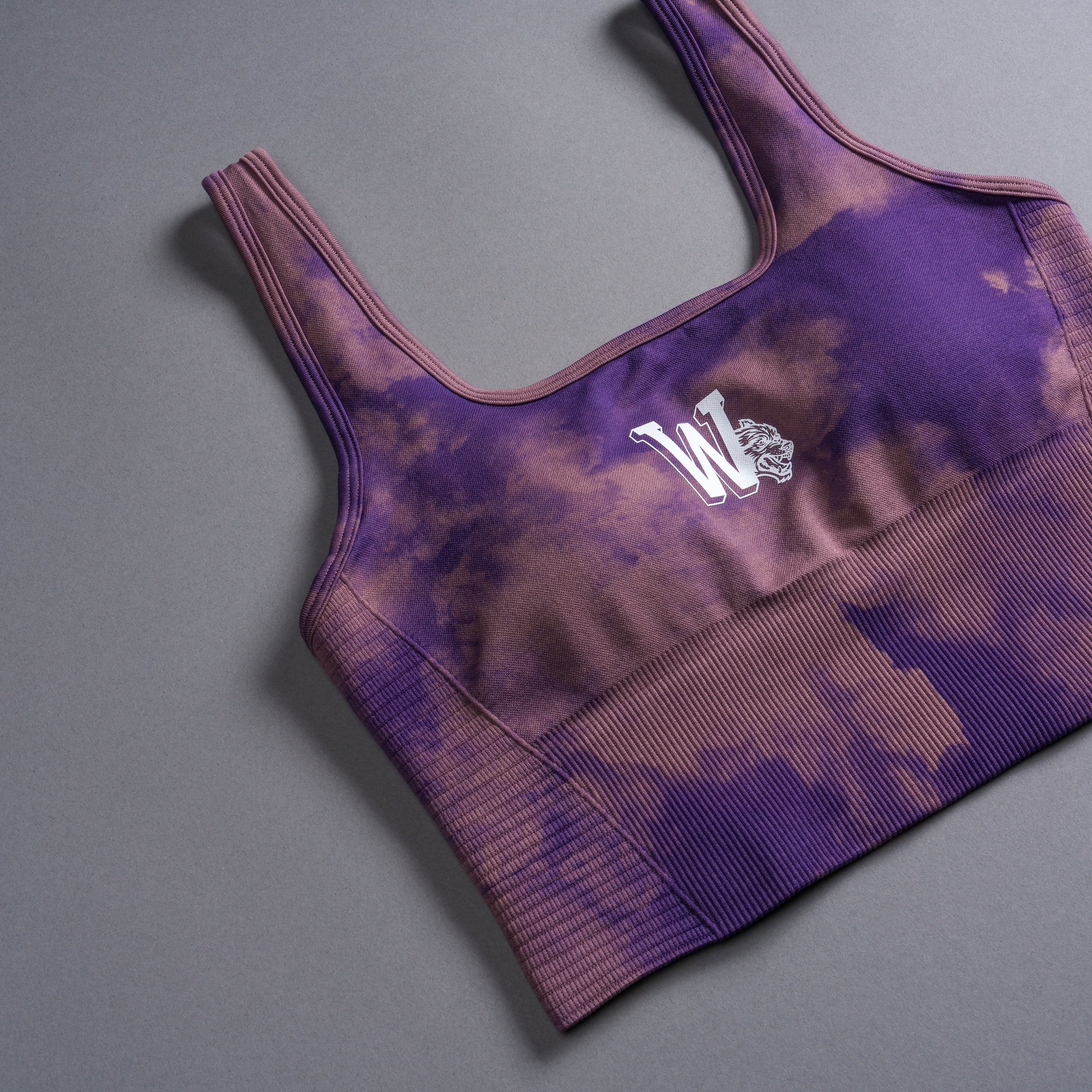 Our Stamp "Everson Seamless" Valencourt Bra in Purple Sky - Image 8