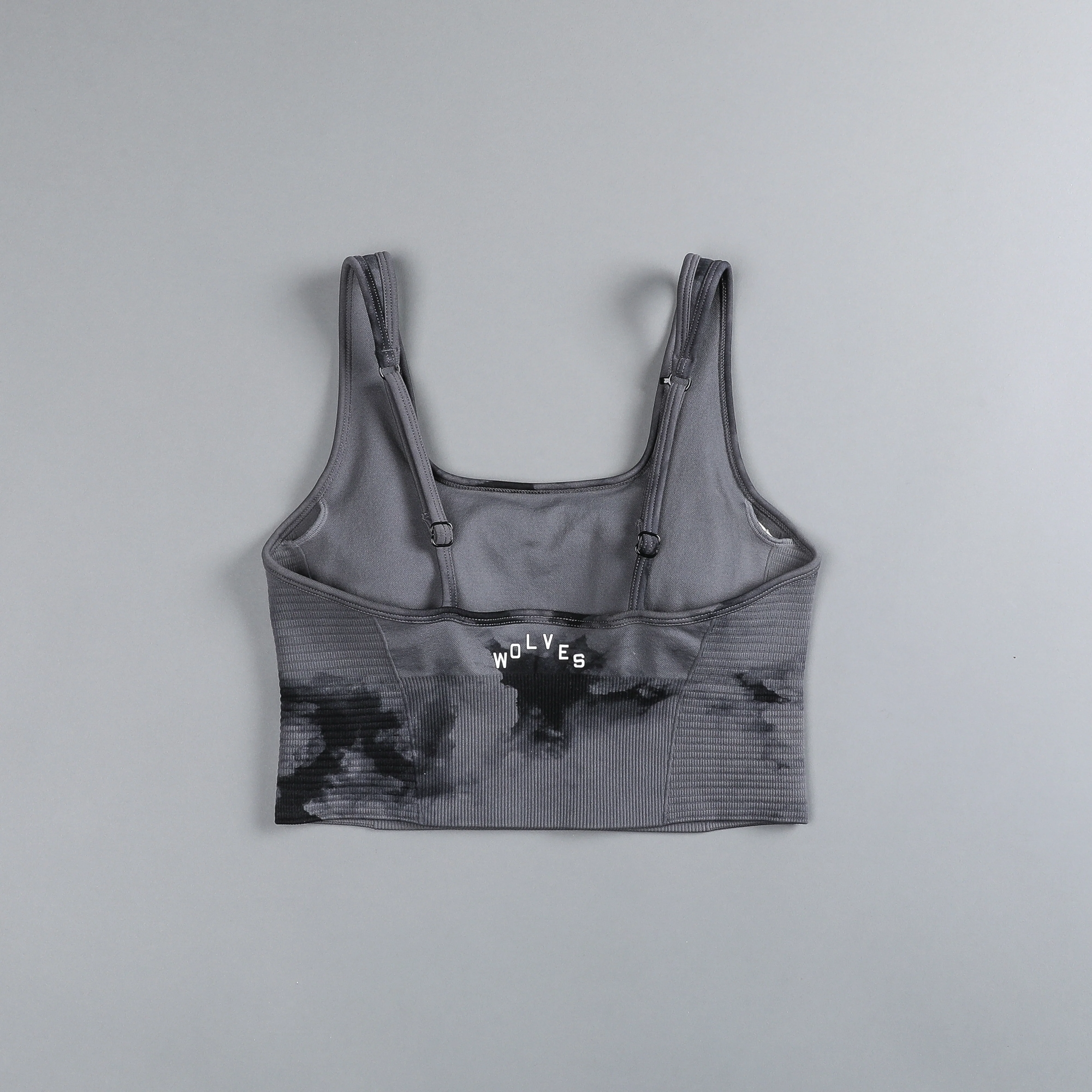 Pyramid V2 "Everson Seamless" Valencourt Bra in Black Ghost Clouds - Image 4