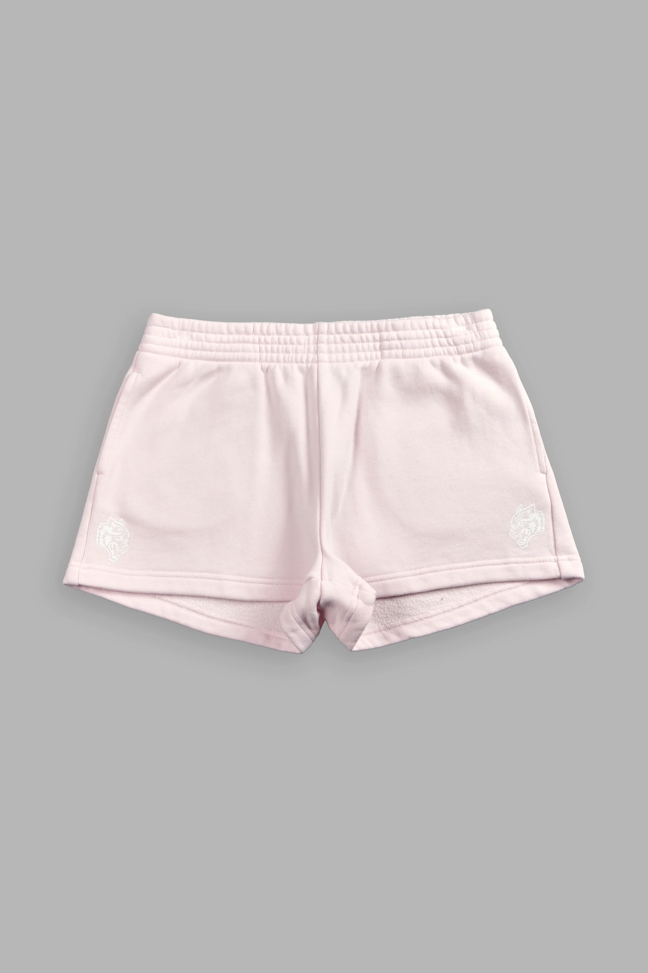 Pyramid Wolves Applique Ellie Sweat Shorts in Blush Pink - Image 5