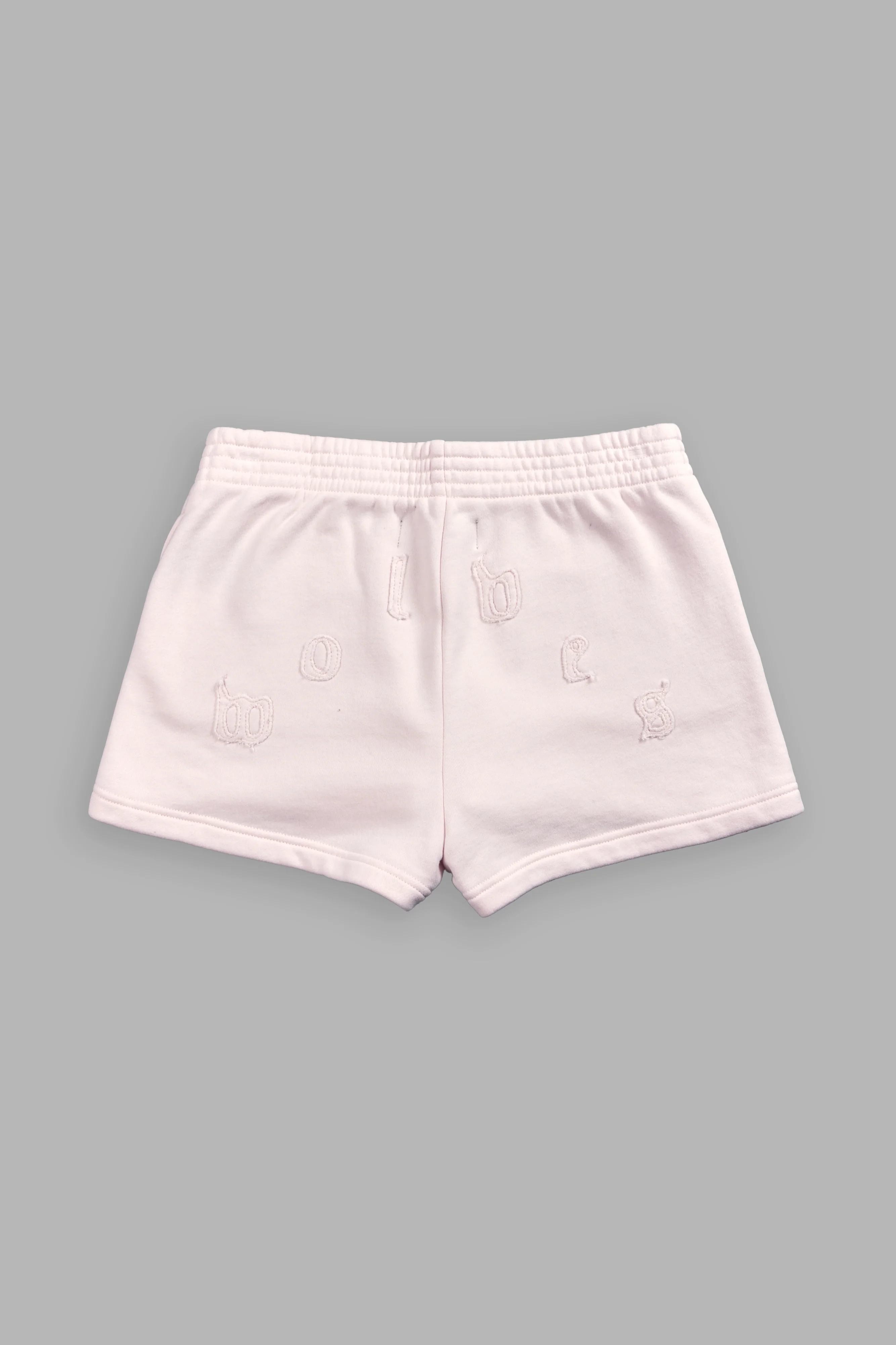 Pyramid Wolves Applique Ellie Sweat Shorts in Blush Pink - Image 6