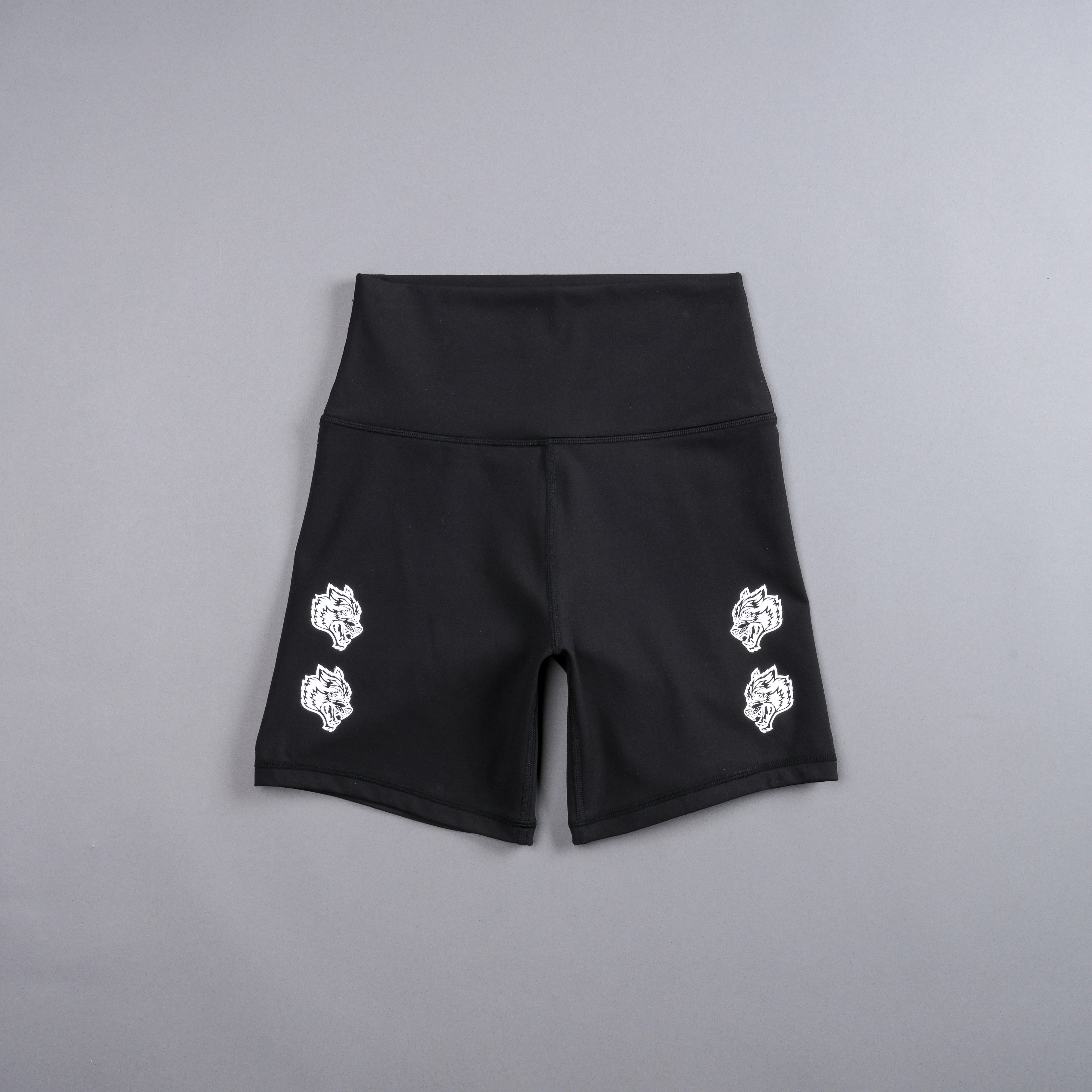 Quad Wolf Energy Training Shorts in Black - Image 3