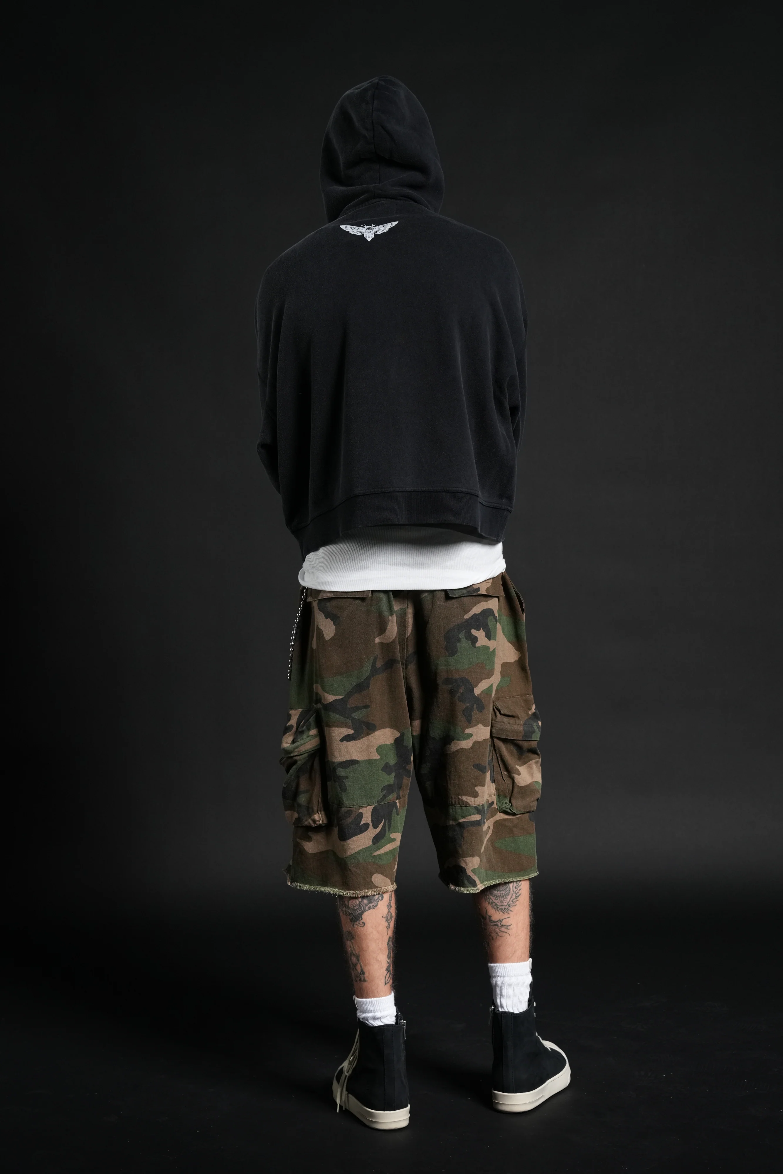 Race Inferno Vex Double Zip Hoodie in Black - Image 7