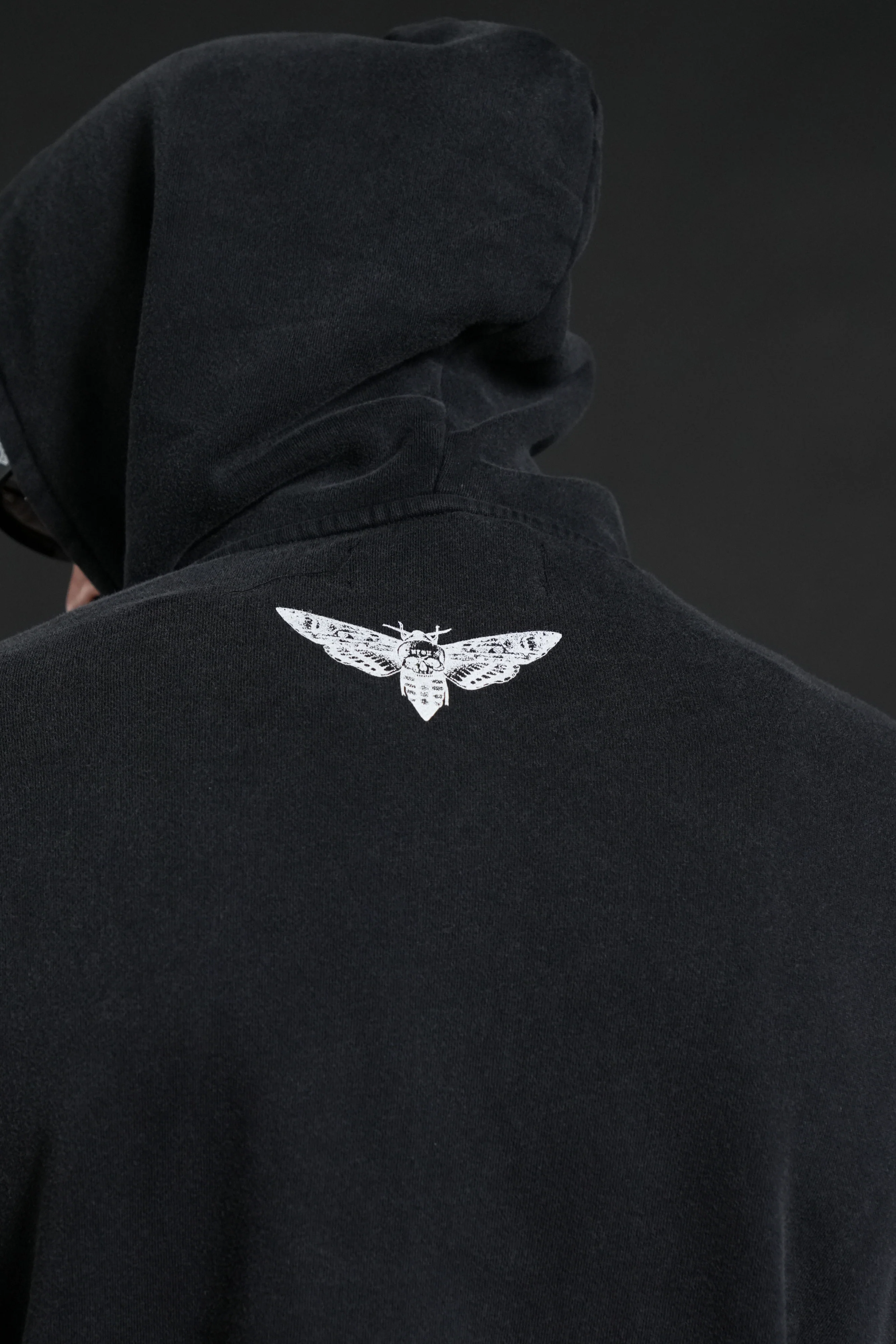Race Inferno Vex Double Zip Hoodie in Black - Image 9