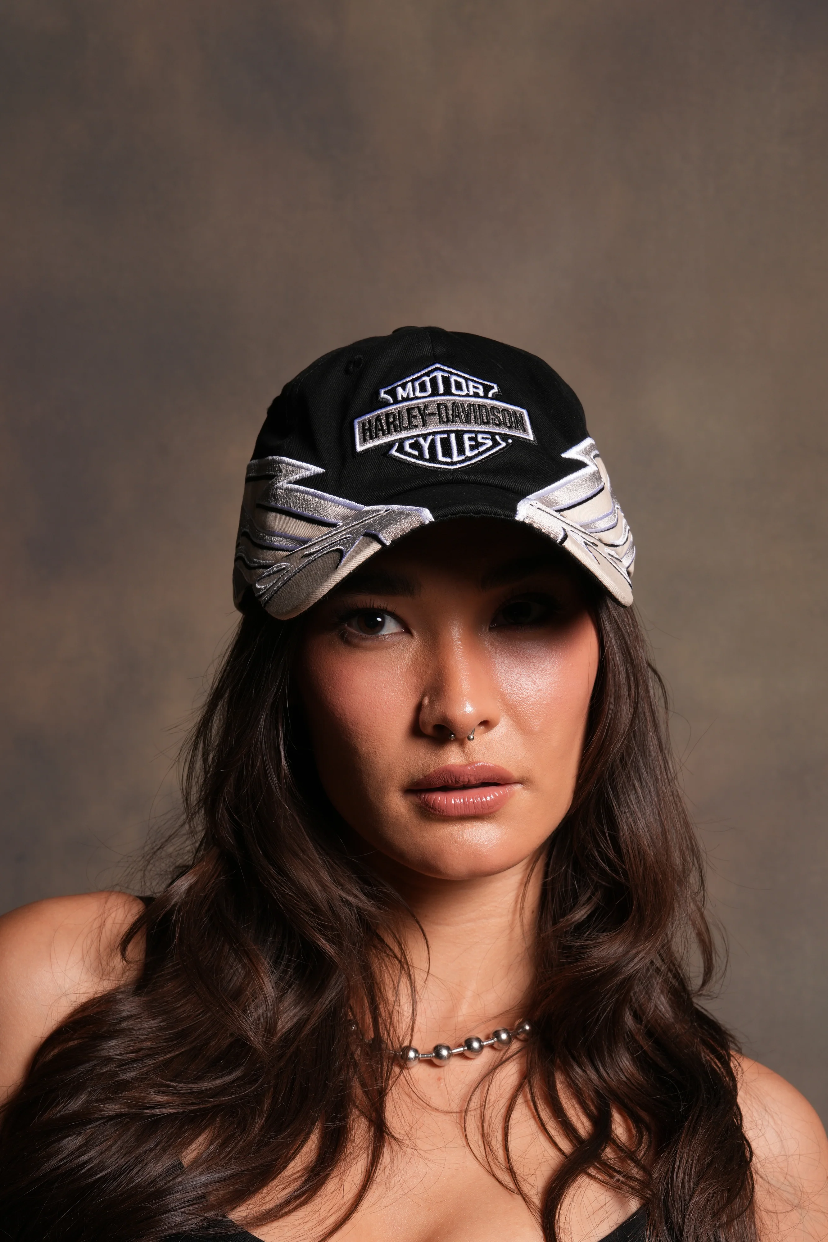 Real Recognize Real Dad Hat (V2) in Black/Cream - Image 2