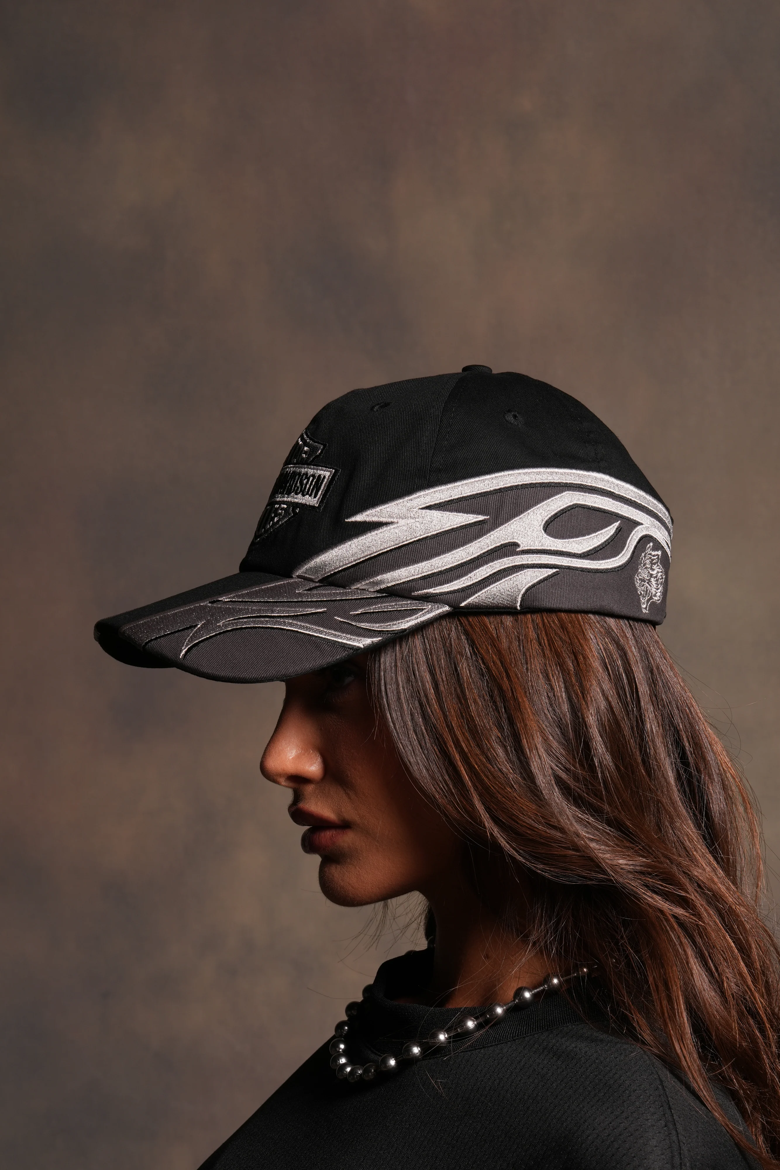 Real Recognize Real Dad Hat (V2) in Black/Wolf Gray - Image 4