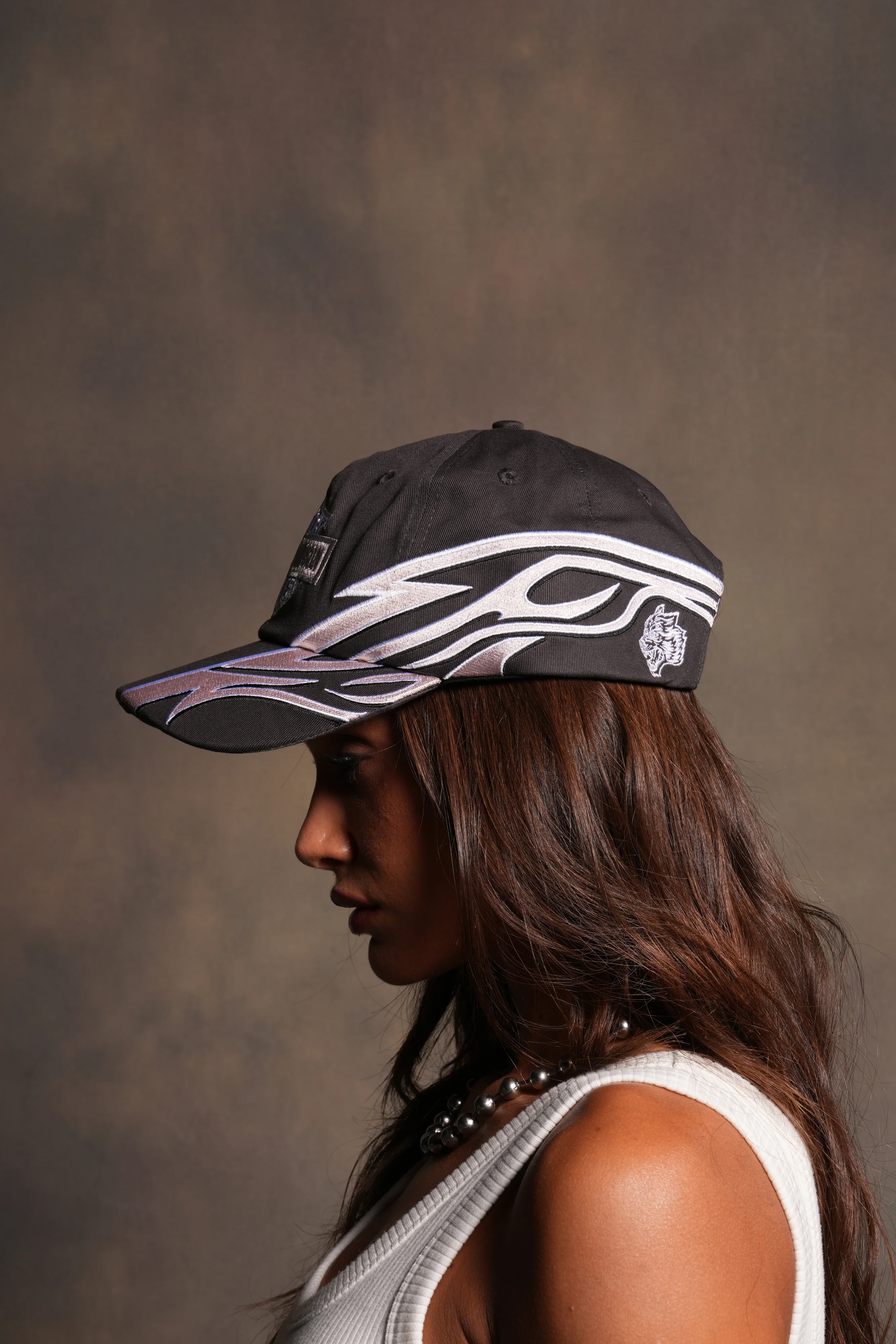 Real Recognize Real Dad Hat (V2) in Wolf Gray/Light Mauve - Image 4