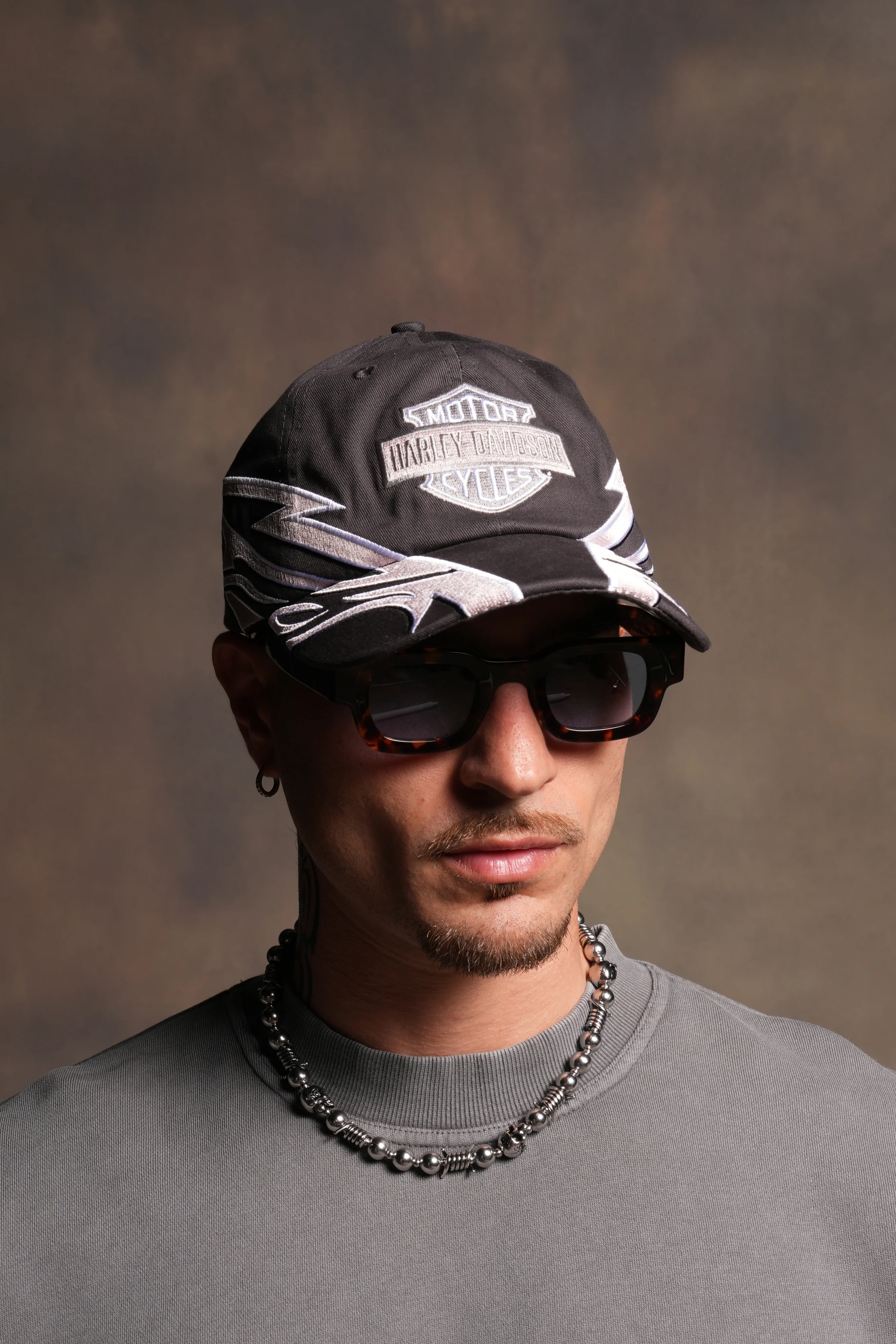 Real Recognize Real Dad Hat (V2) in Wolf Gray/Light Mauve - Image 6