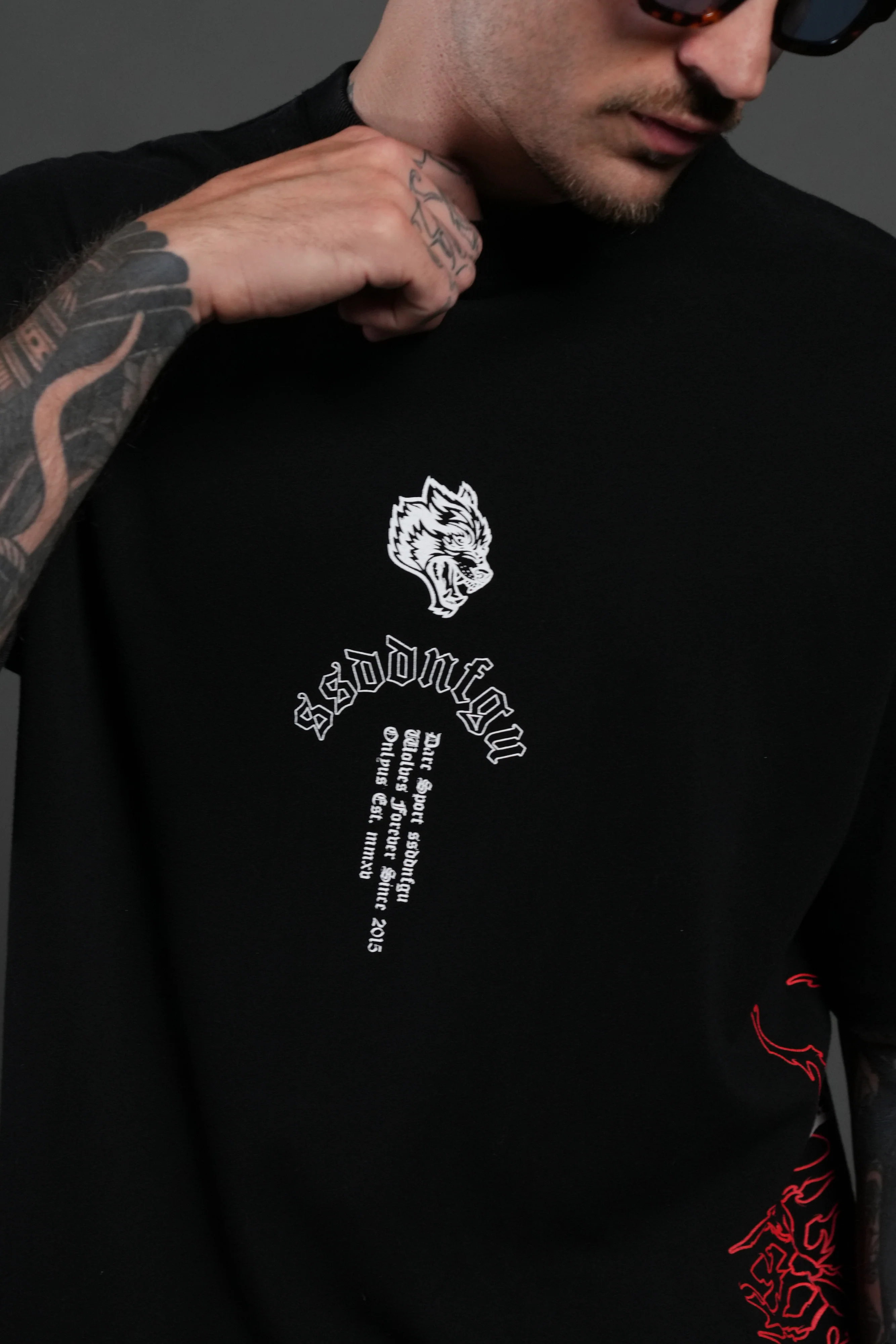 Reaper Tour Premium Oversized Tee in Black - Image 7