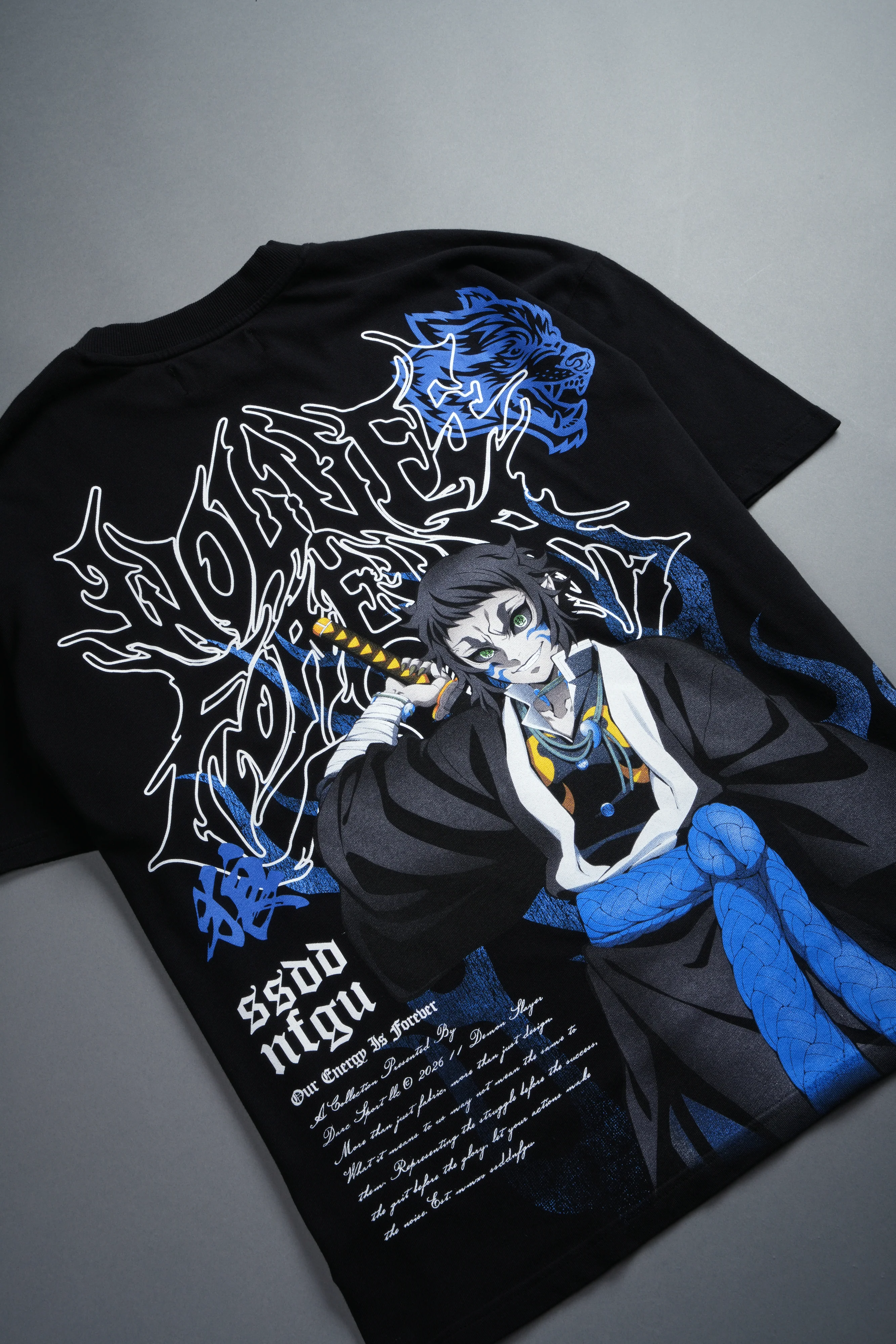 Relentless Premium Oversized Tee in Black - Image 10