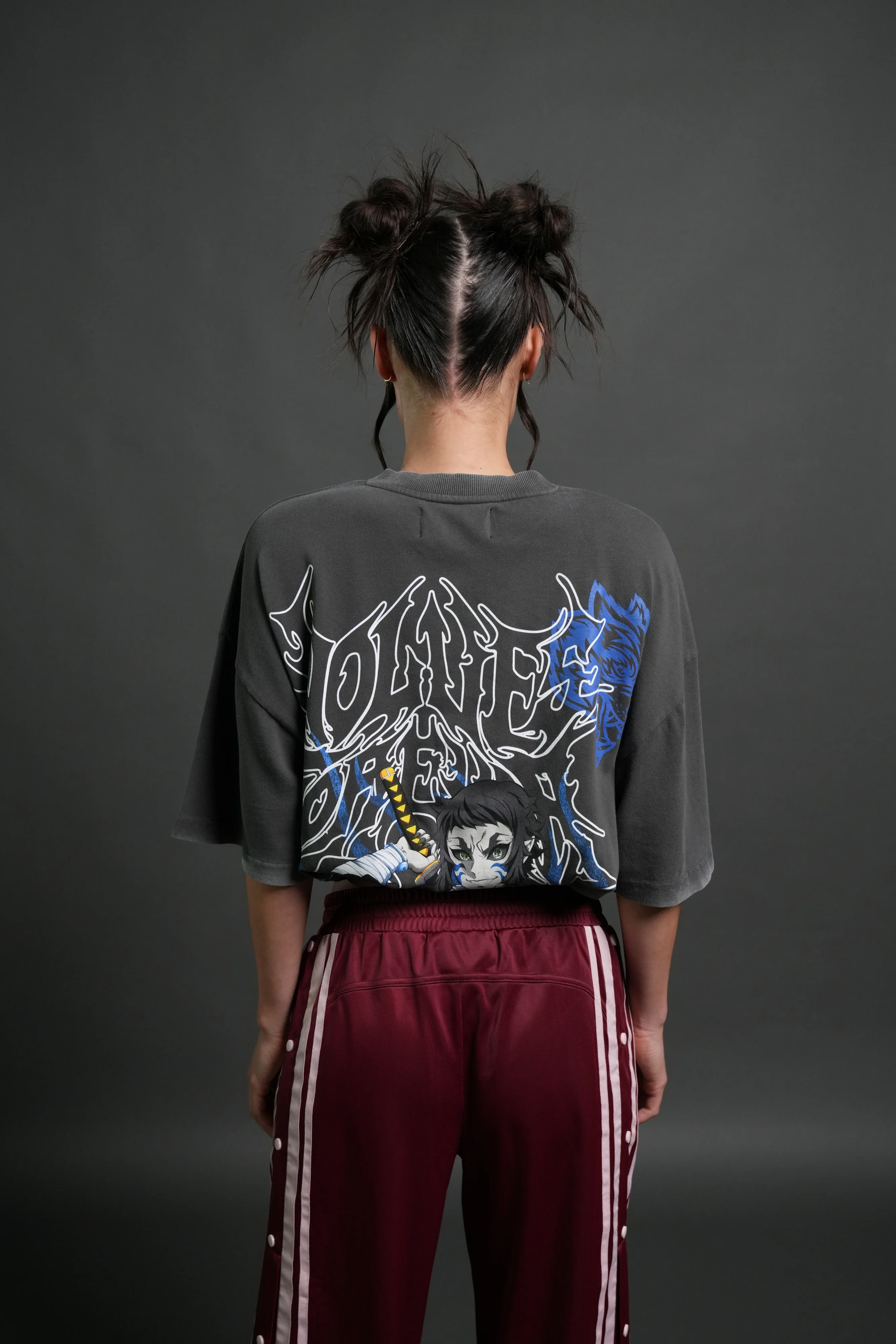 Relentless Premium Oversized Tee in Wolf Gray - Image 10