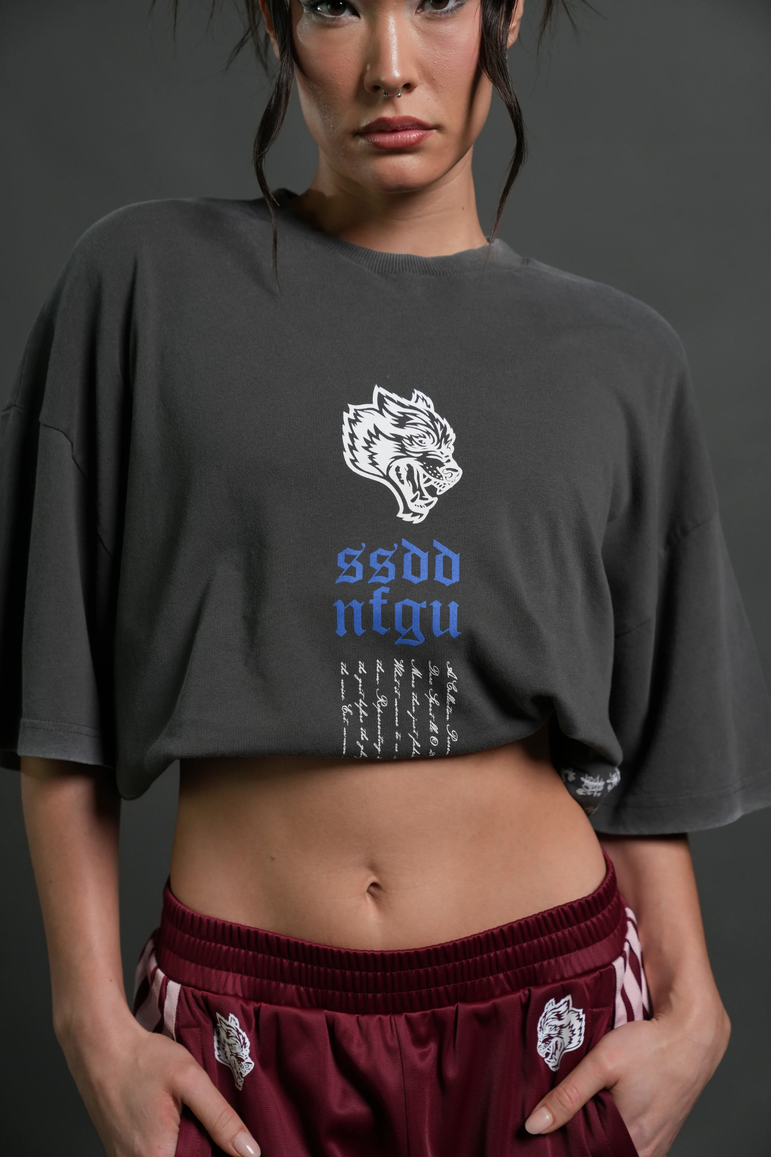 Relentless Premium Oversized Tee in Wolf Gray - Image 13