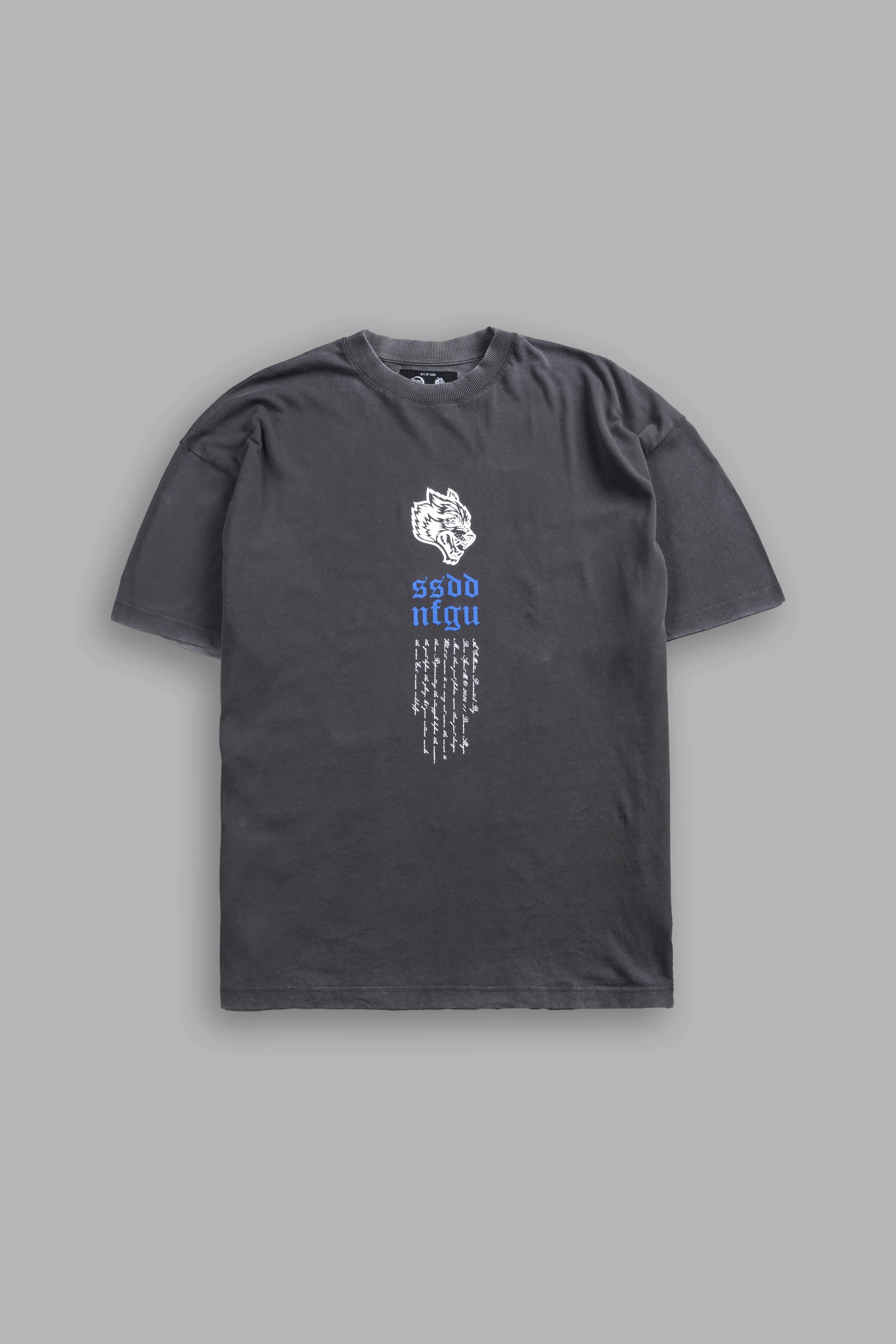 Relentless Premium Oversized Tee in Wolf Gray - Image 3