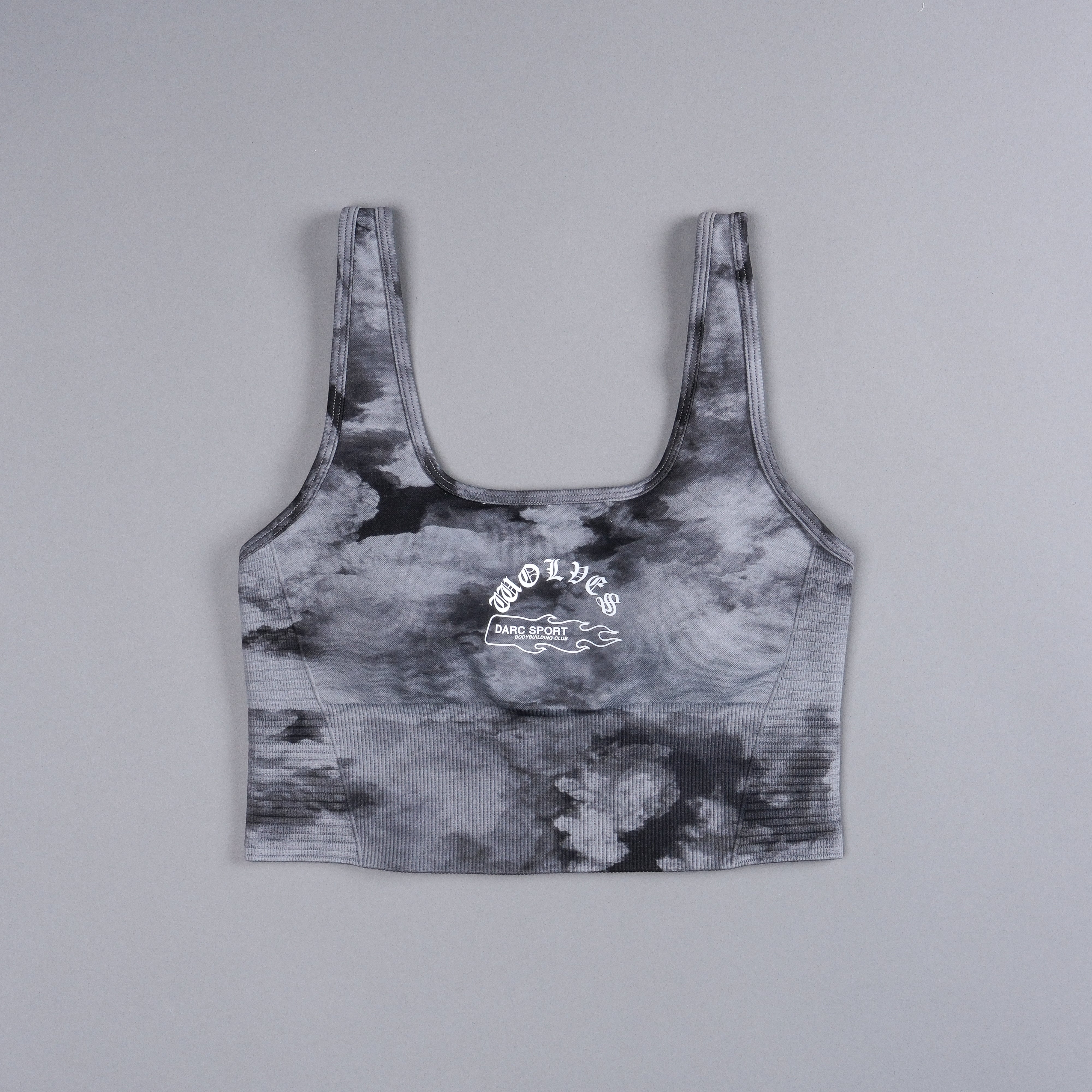 Riders "Everson Seamless" Valencourt Bra in Black Ghost Clouds - Image 3