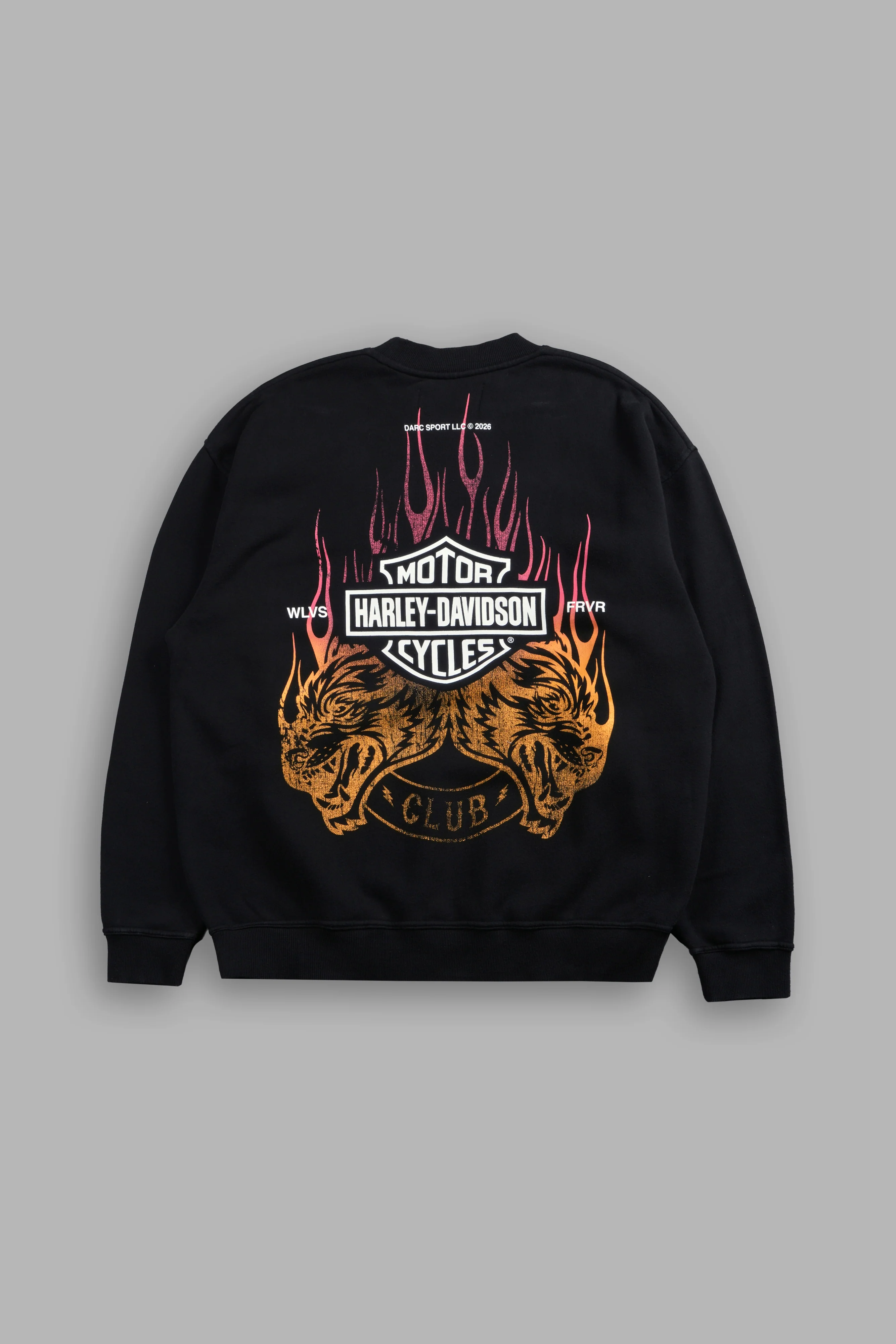 Rising Sun London Crewneck in Black - Image 4