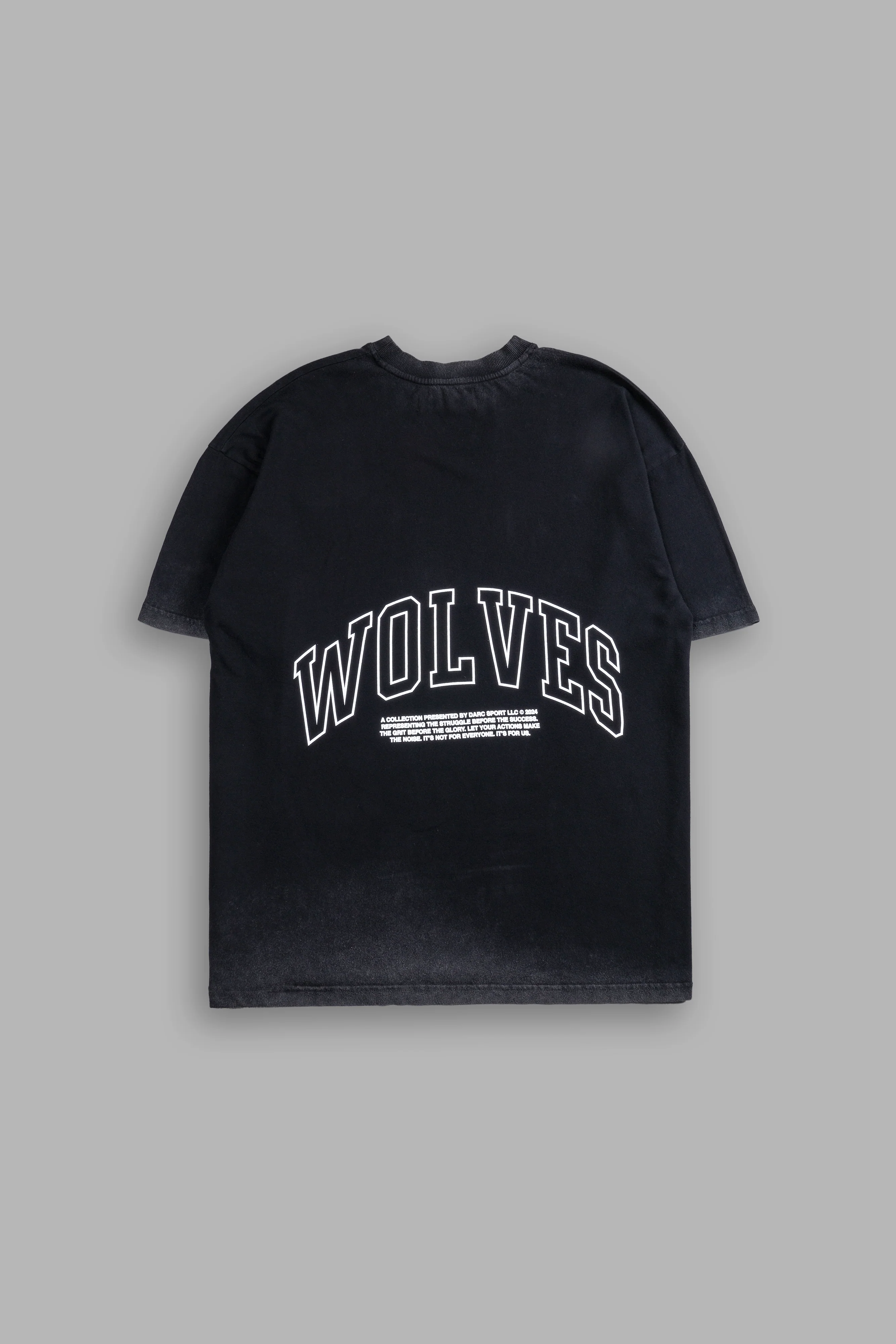 Rock "Premium" Oversized Tee in Black - Image 4