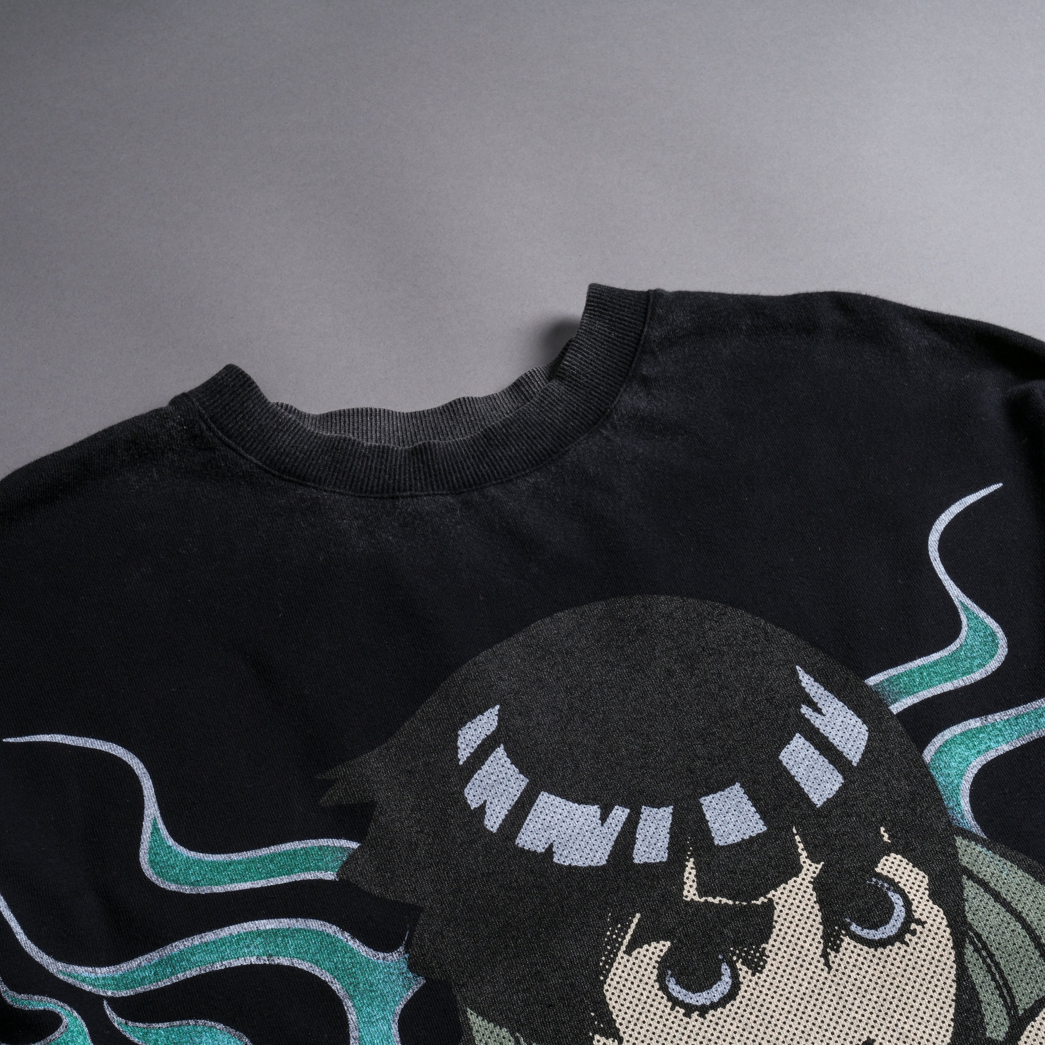 Rock "Premium" Oversized Tee in Black - Image 8