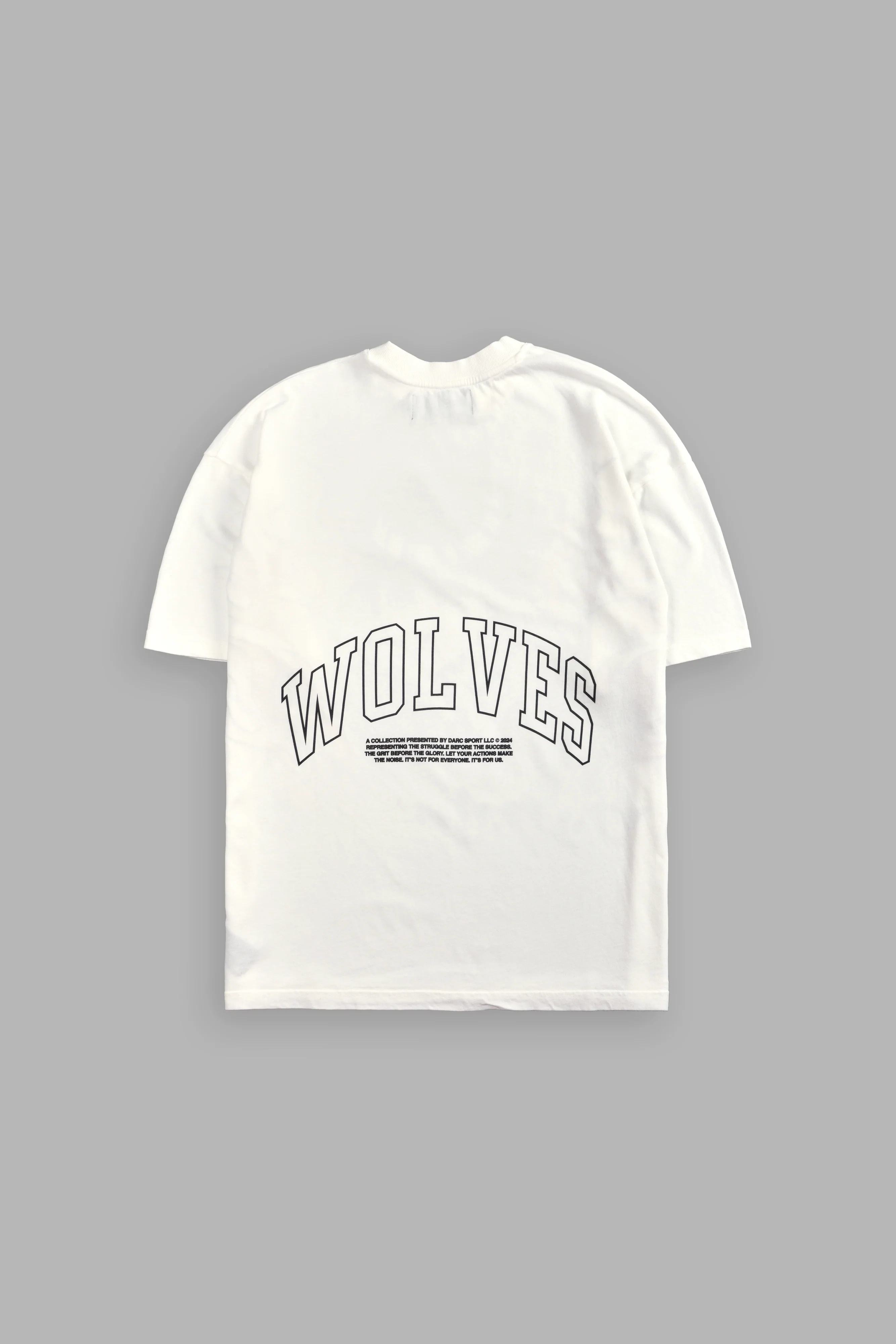 Rock "Premium" Oversized Tee in Cream - Image 3